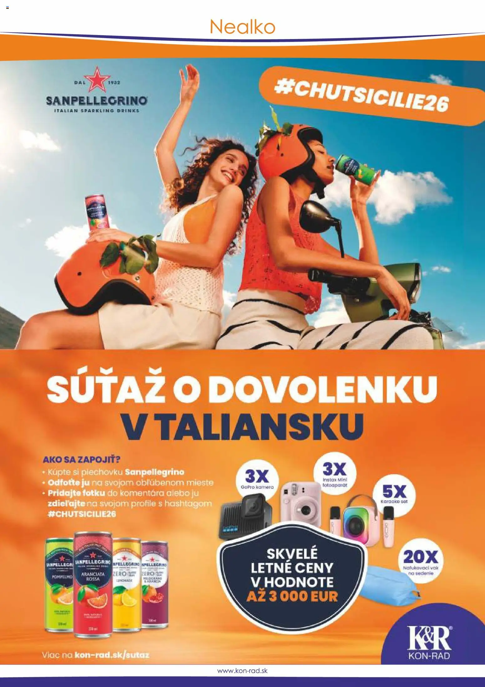 Nové KON - RAD akcie – leták je platný od 01.08.2026 | Strana: 24 | Produkty: Fotoaparát, Kamera