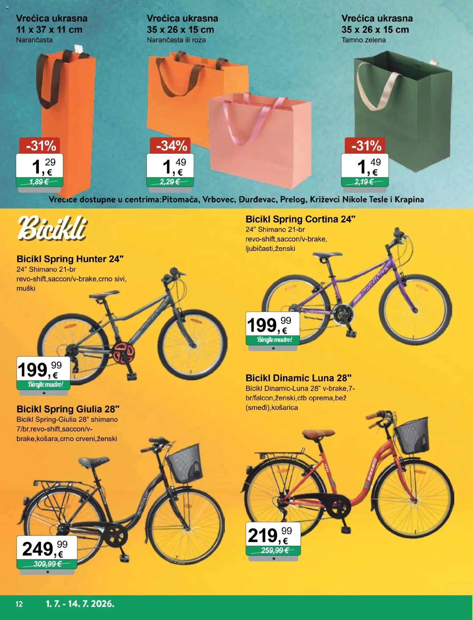 KTC katalog | vrijedi od 01.07.2026 | Stranica: 12 | Proizvodi: Bicikl