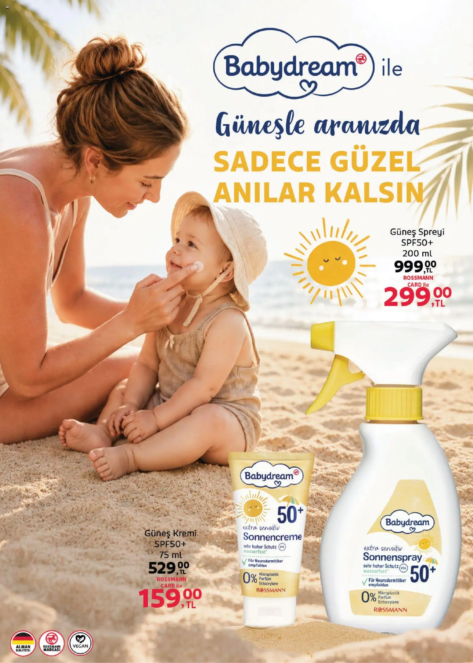 Rossmann aktüel ürünler kataloğu yayımlandı! Bu hafta 01 - 24 Haziran 2026 günü Rossmann indirimli ürünleri