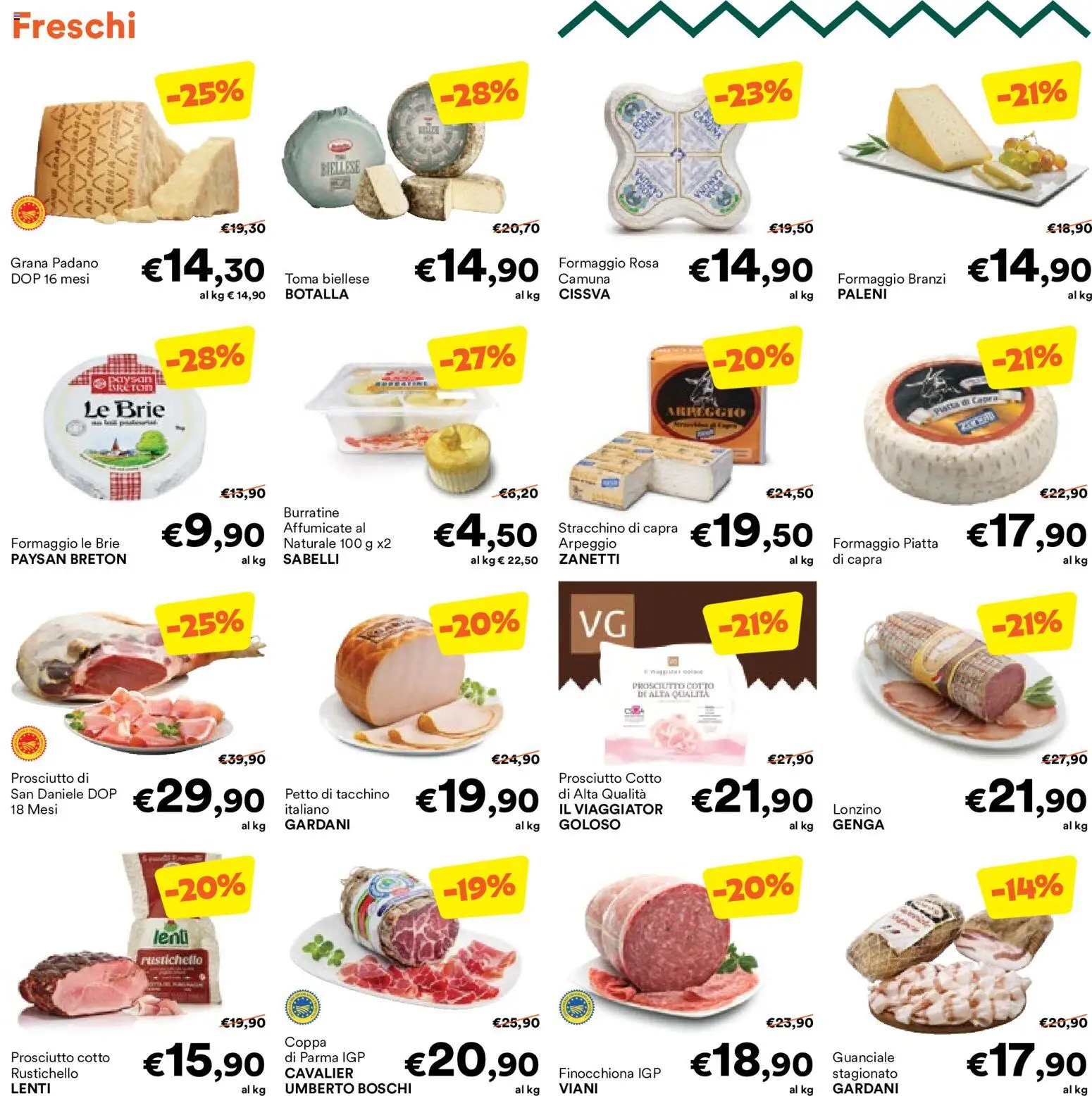 Volantino Unes del 03.06.2026 | Pagina: 16 | Prodotti: Tacchino, Formaggio, Prosciutto, Grana Padano