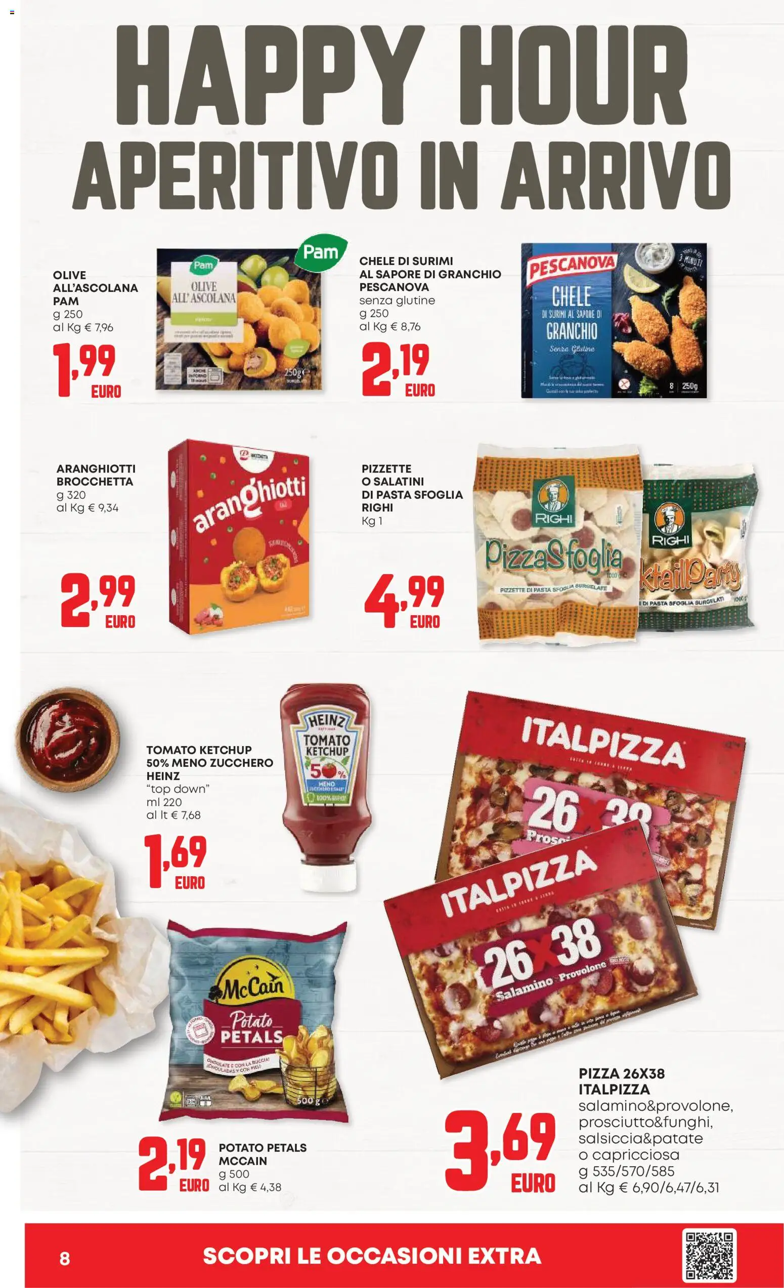 Volantino Panorama del 04.06.2026 | Pagina: 8 | Prodotti: Ketchup, Pasta sfoglia, Zucchero, Olive
