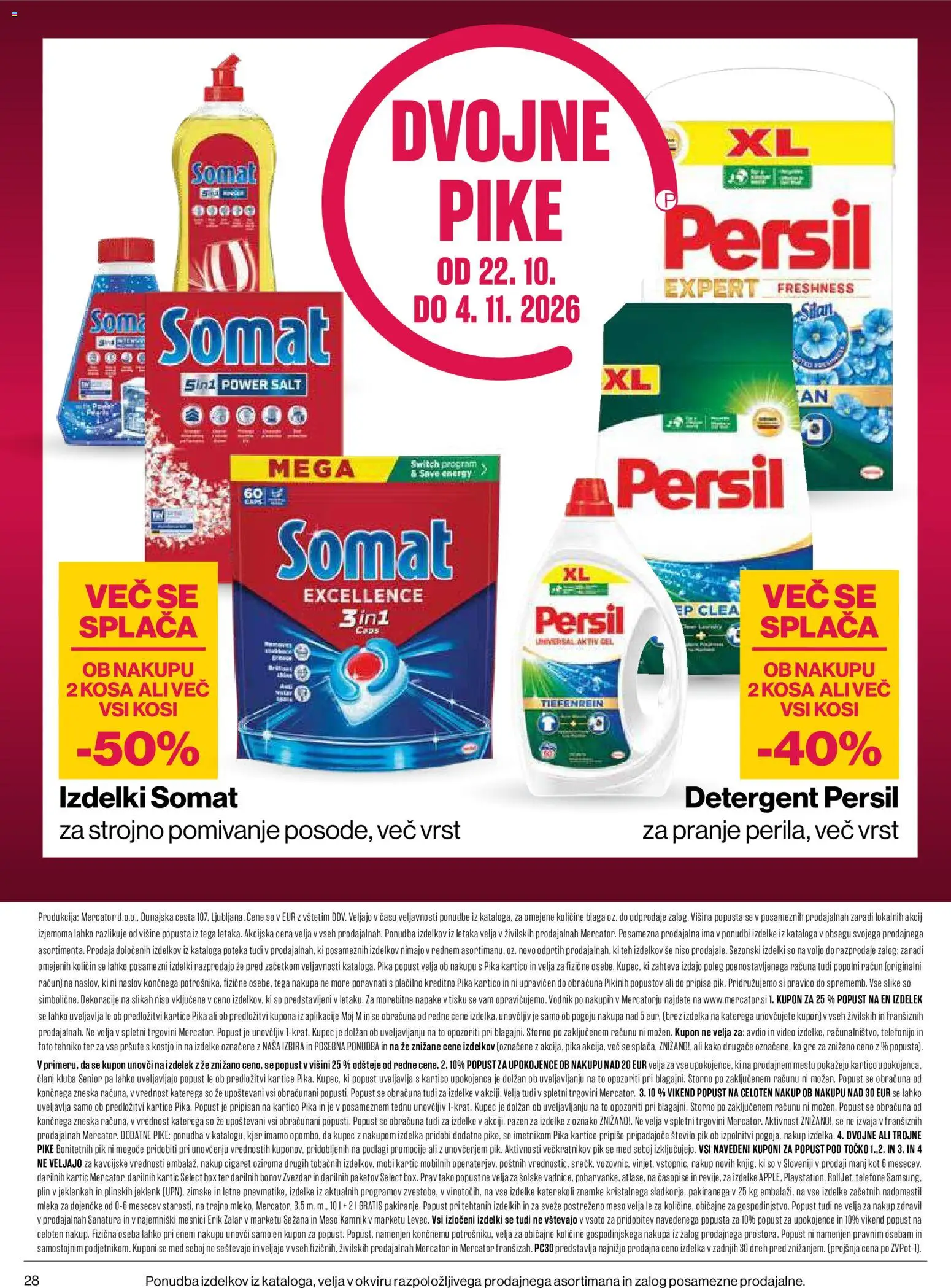 Novi Mercator katalog ponudbe – veljaven od 29.10.2026 | Stran: 28