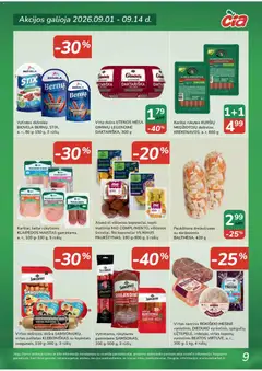 ČIA MARKET leidinys galioja nuo 2026.09.01 | Puslapis: 9