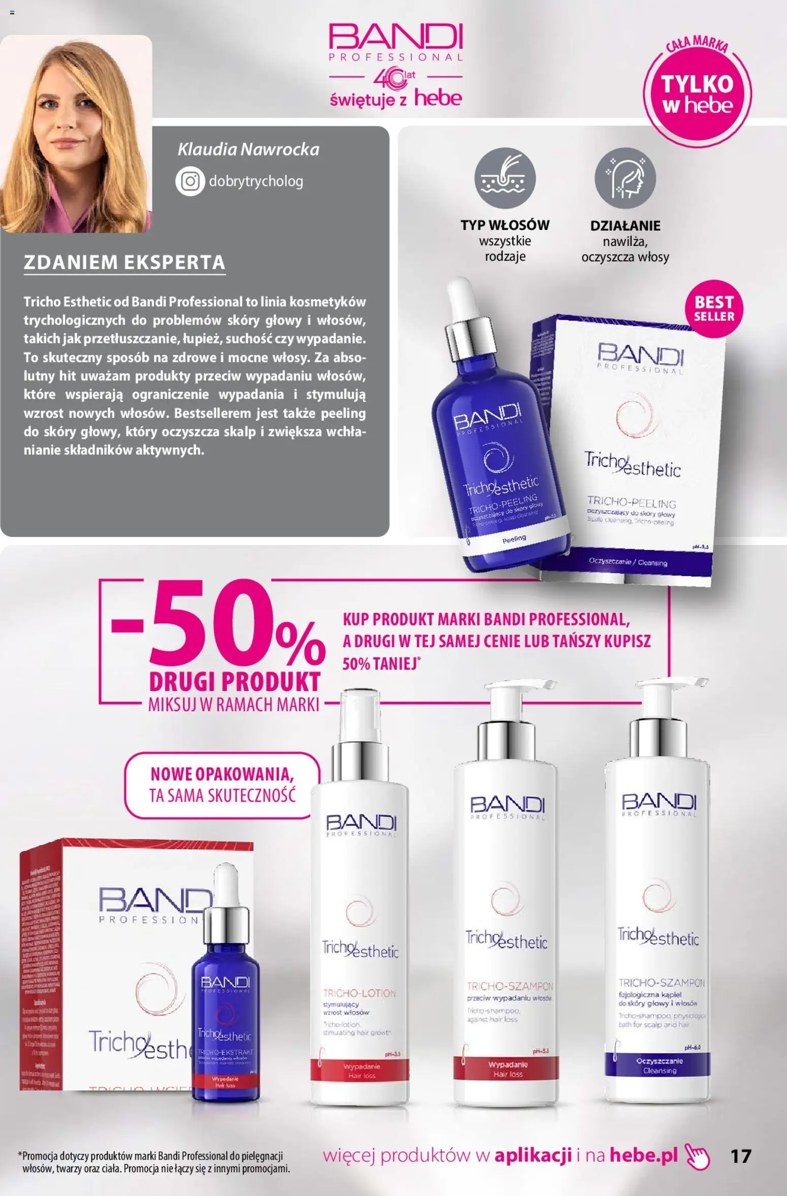 Hebe gazetka - Katalog od 04.08.2026 | Strona: 17 | Produkty: Kąpiel, Peeling