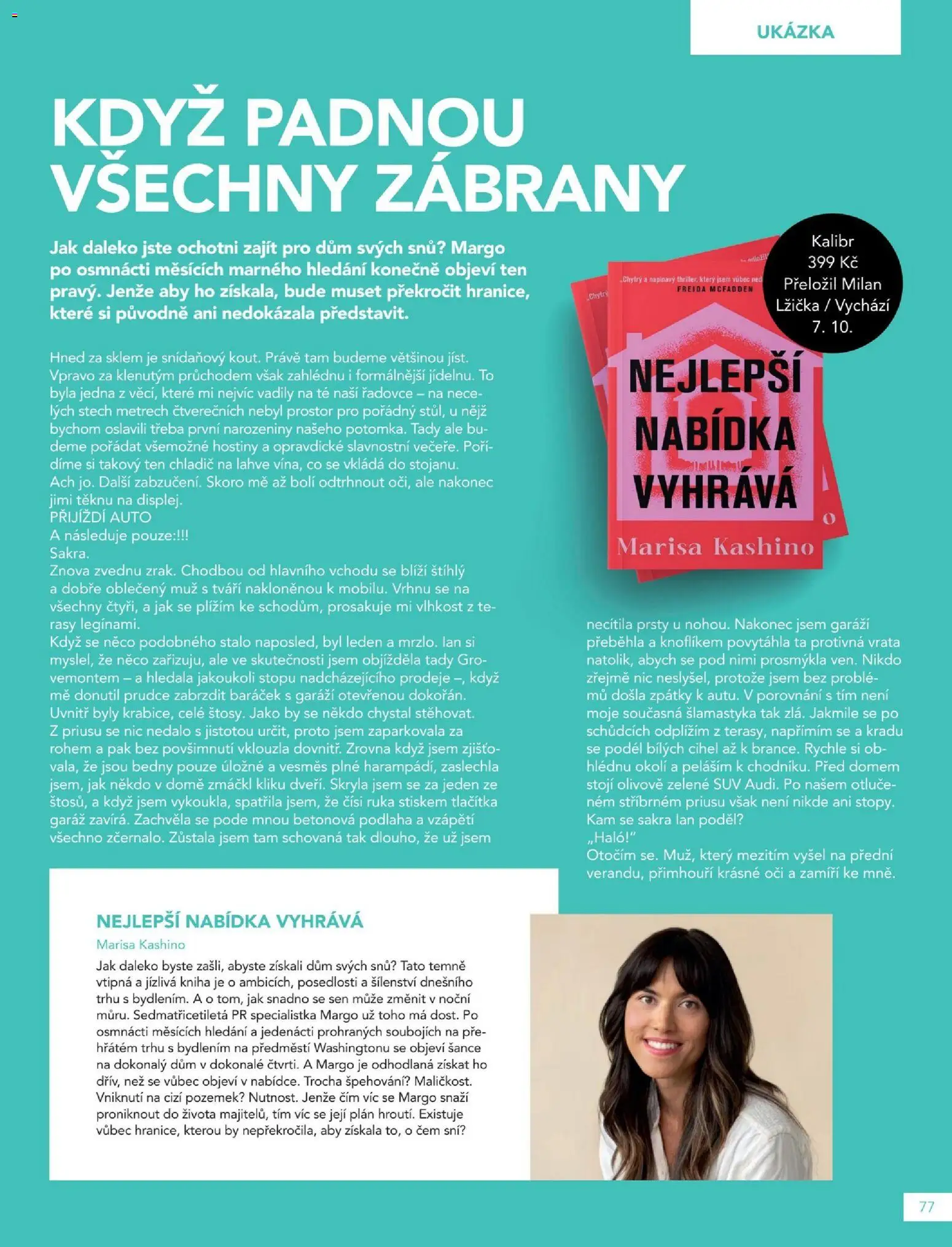 Knižní klub magazín od 01.10.2026 | Strana: 77 | Produkty: Kniha, Lahve, Lžička