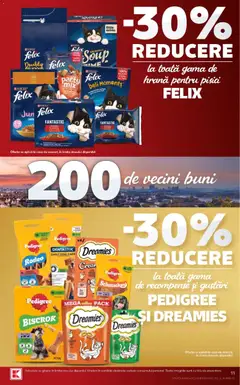 Kaufland RO akciós újság - amely érvényes a következő dátumtól: 2026.09.30. | Oldal: 11 | Termékek: Fanta, Pedigree, Felix, Purina