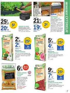 Brico E.Leclerc - Prévisualisation de Brico E.Leclerc - Trafic Jardi Printemps valide à partir de 19.05.2026 | Page: 7 | Produits: Terreau Universel, Plantes, Tampons, Terreau horticole