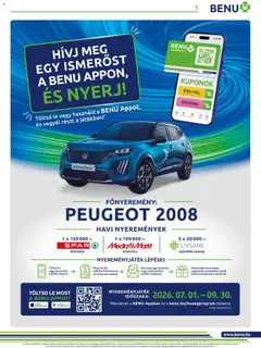 BENU Gyógyszertárak akciós újság - amely érvényes a következő dátumtól: 2026.09.01. | Oldal: 5