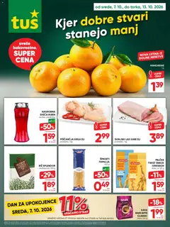 Tuš katalog akcije – veljaven od 07.10.2026