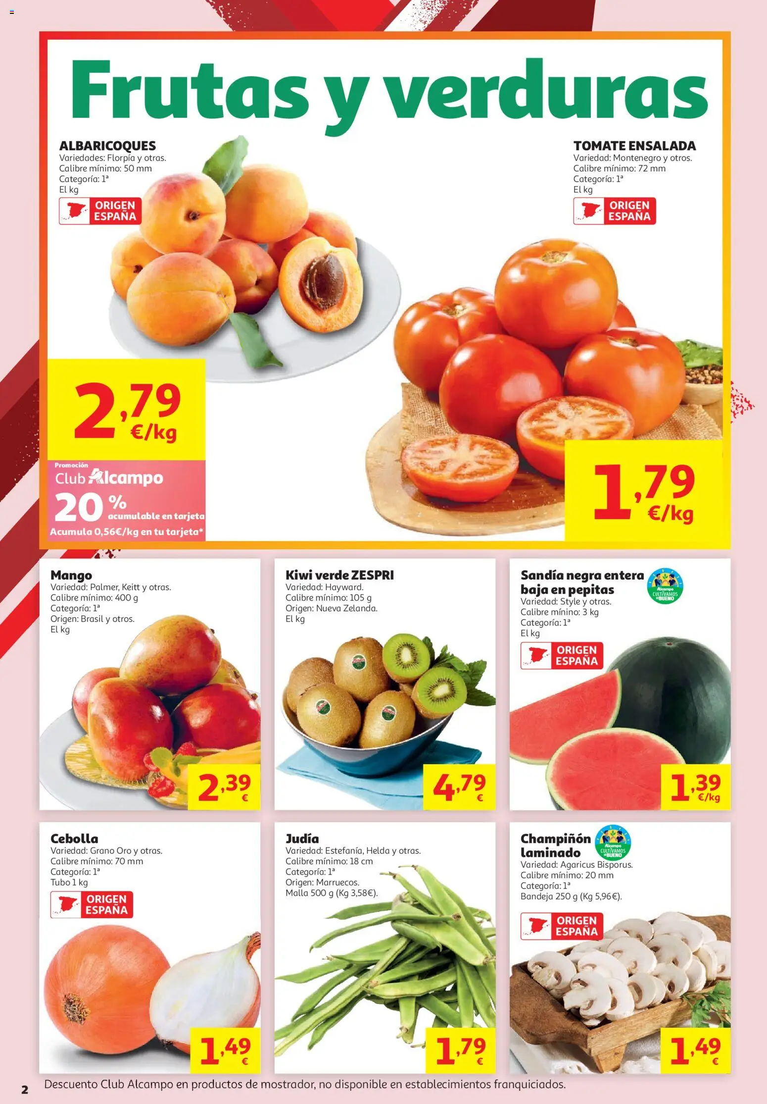 Alcampo - HP Nacional │ válido desde el 16.06.2026 | Página: 2 | Productos: Παγωμένο τσάι, Ρούτερ, Sandía, Bandeja