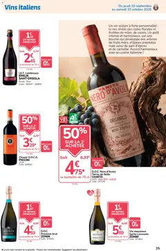 Promocash - Prévisualisation de Promocash Foire aux vins valide à partir de 10/09/2026 | Page: 25 | Produits: Vin mousseux, Mousseux, Prosecco, Bouteille