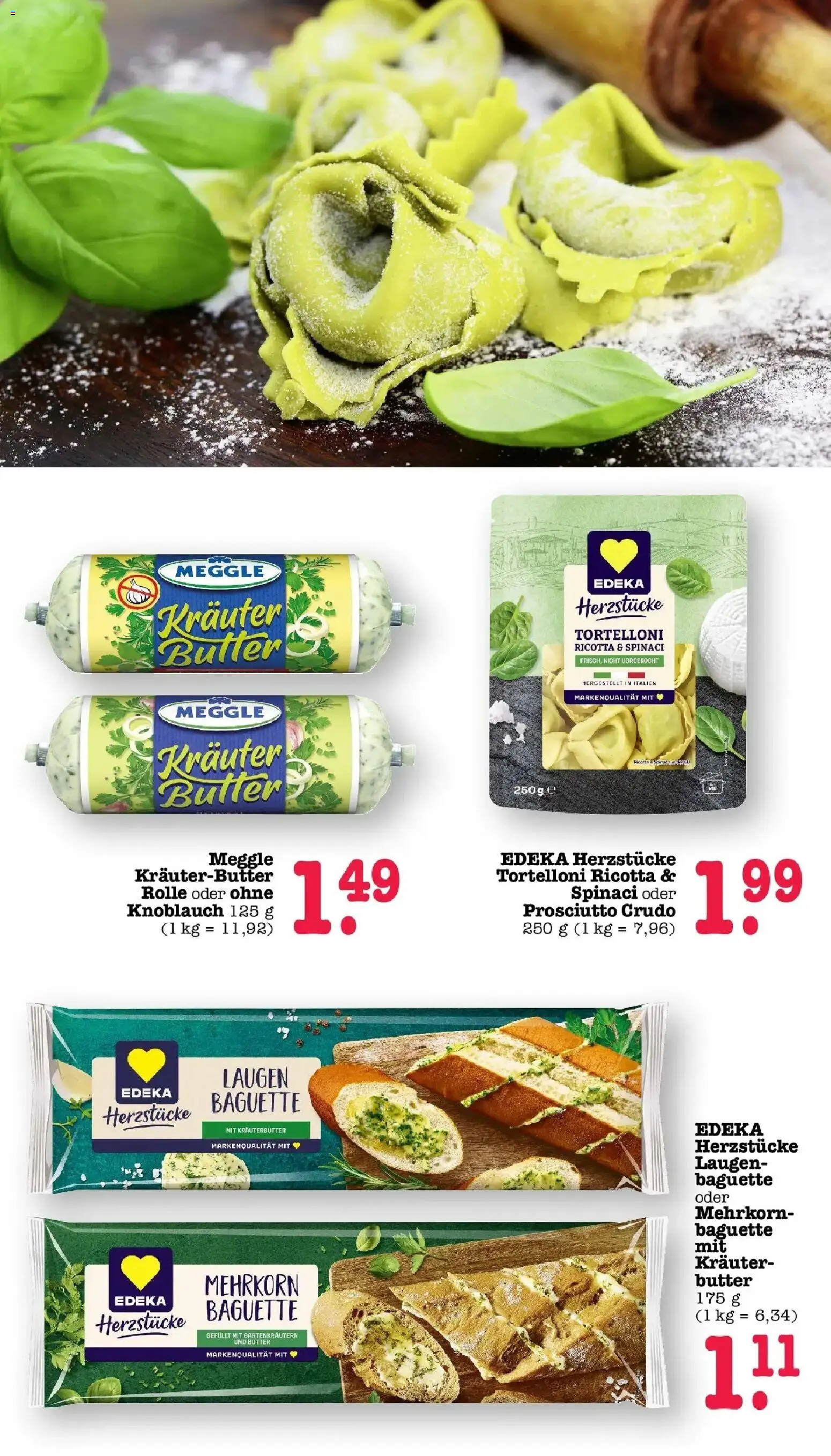 Edeka Prospekt Bühlertal (ab 10.08.2026) » Angebote Online | Seite: 32 | Produkte: Butter, Baguette, Kräuterbutter, Knoblauch