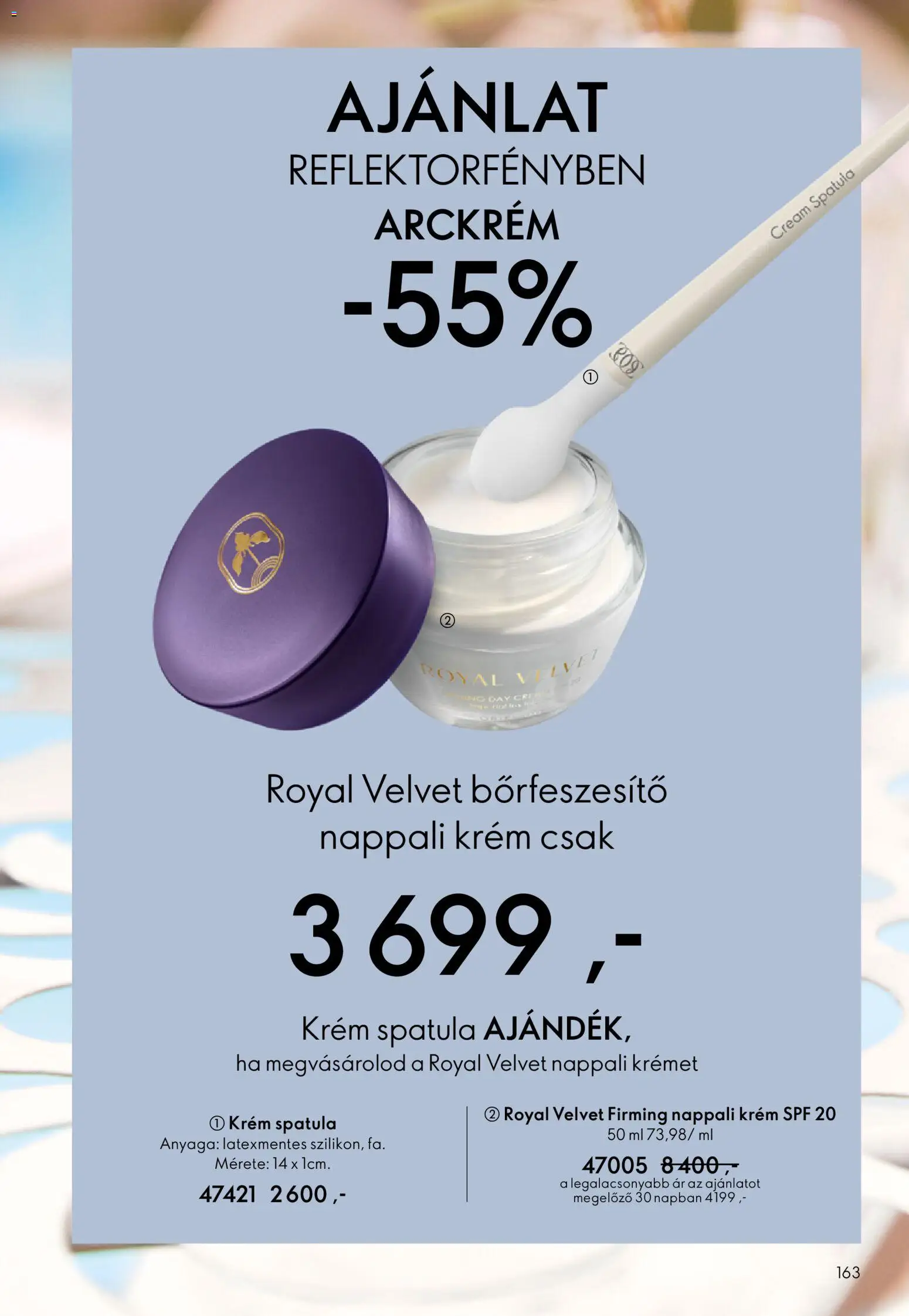 Oriflame akciós ujság - amely érvényes a következő dátumtól: 27.05.2026 | Oldal: 163 | Termékek: Arckrém
