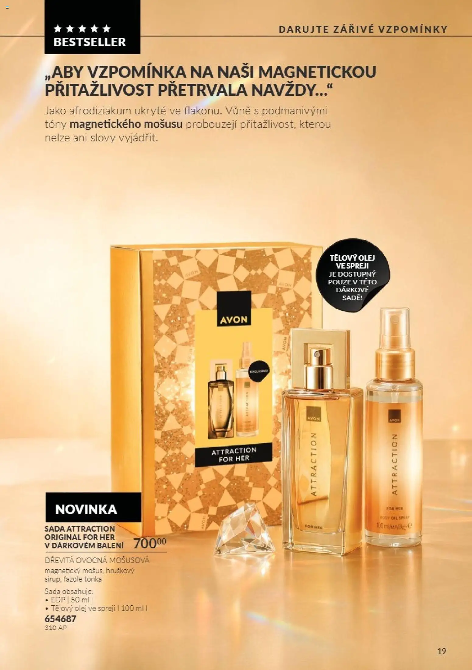 Avon Katalog 11/2026 od 01.11.2026 | Strana: 19 | Produkty: Olej, Fazole, Body, Olej ve spreji