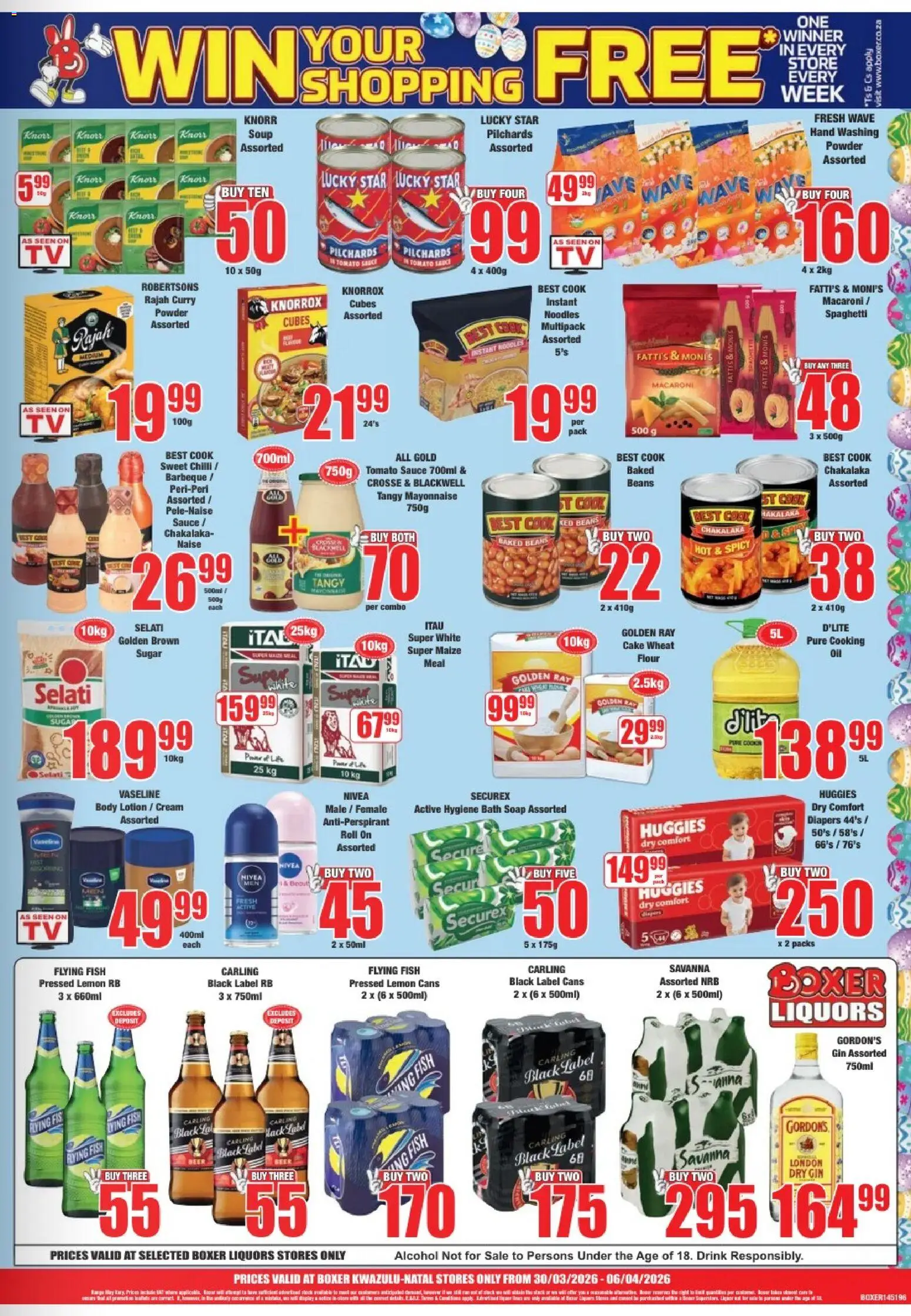 Boxer Weekly Specials (30/03/2026 - 06/04/2026) Online