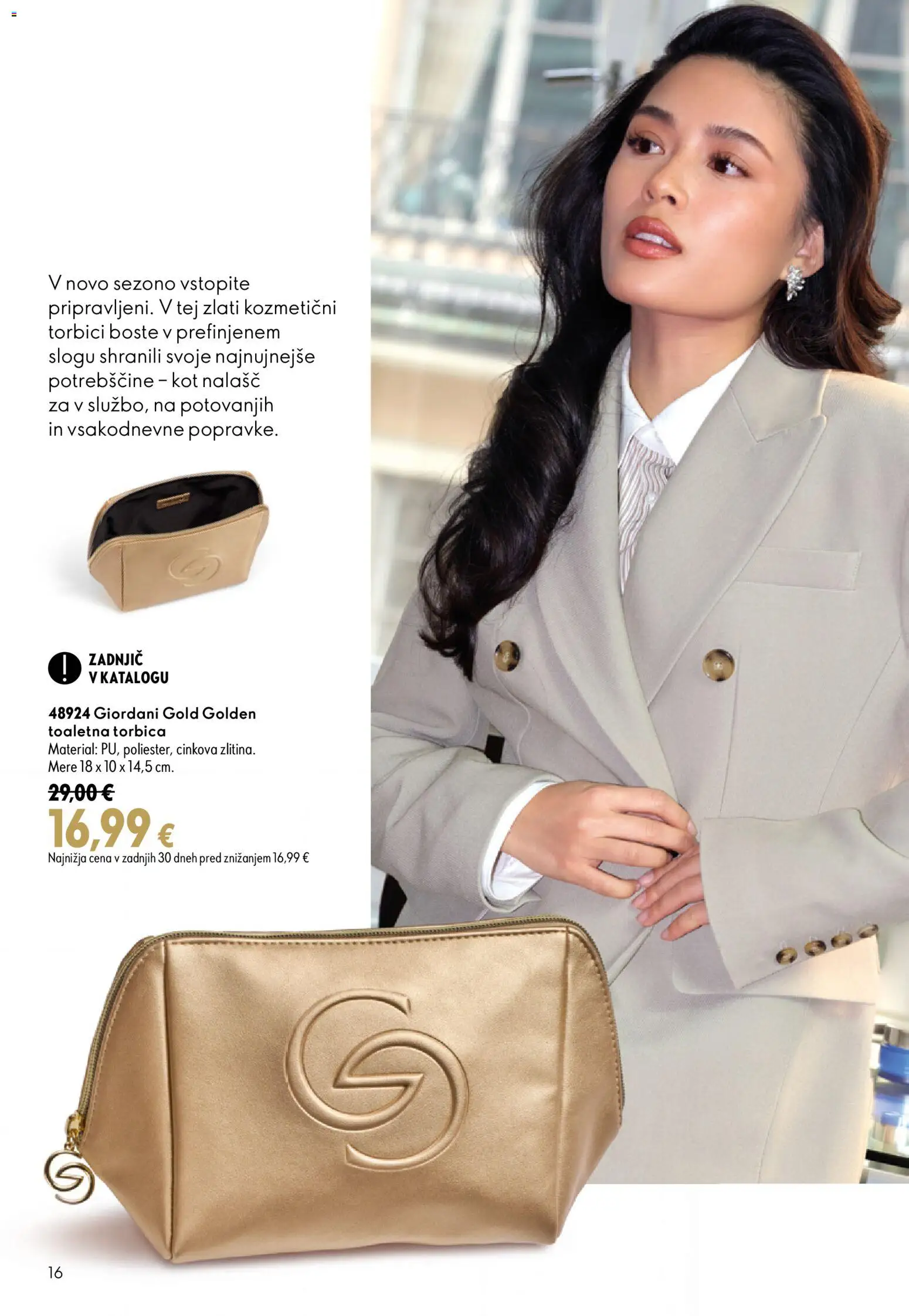 Novi Oriflame katalog ponudbe – veljaven od 26.08.2026 | Stran: 16 | Izdelki: Toaletna torbica, Torbica