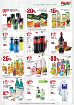 Šilas leidinys galioja nuo 2026.10.21 | Puslapis: 9 | Prekių: Gaivusis gėrimas, Vanduo