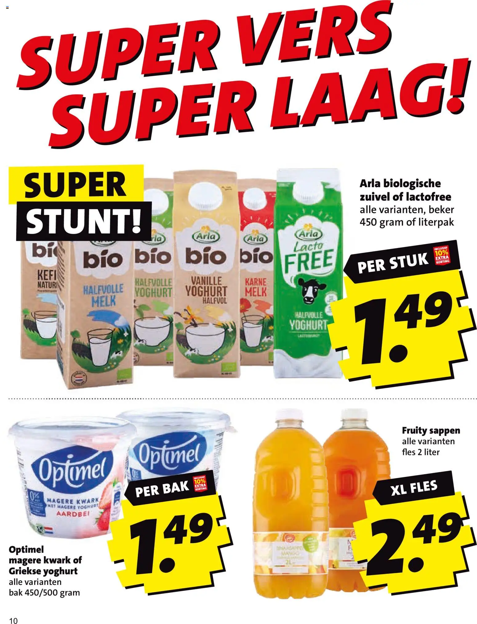 {H1} | Pagina: 10 | Producten: Zuivel, Melk, Griekse yoghurt, Magere yoghurt