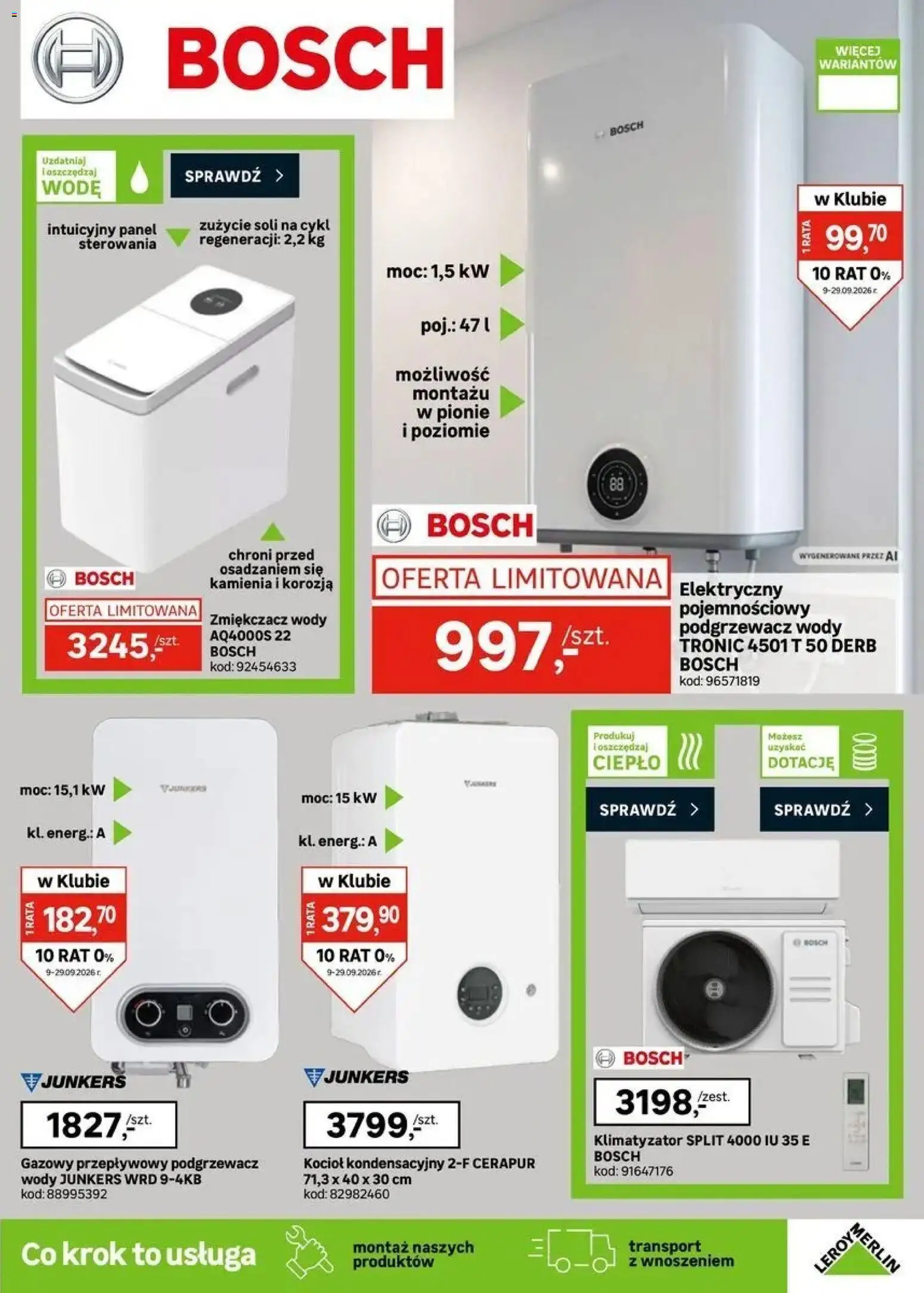 Leroy Merlin gazetka od (09.09.2026 - 29.09.2026) | Strona: 29 | Produkty: Klimatyzator