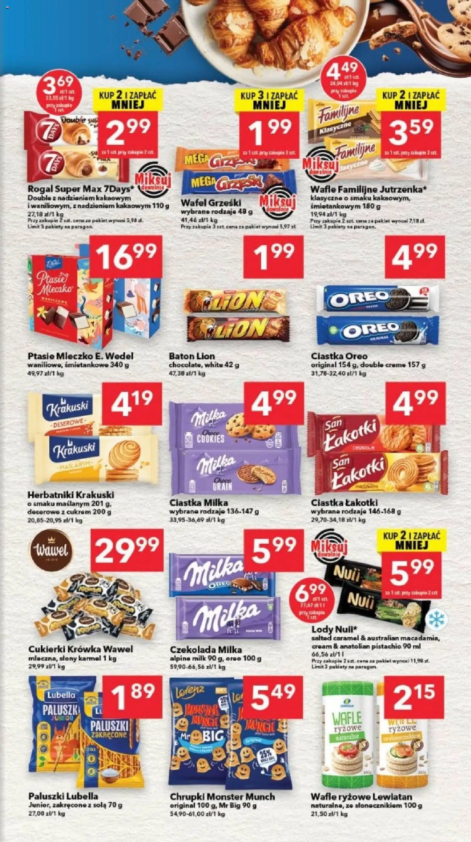 Lewiatan gazetka - Gdańsk od 18.06.2026 | Strona: 5 | Produkty: Milka, Ciastka Oreo, Ptasie mleczko, Ciastka