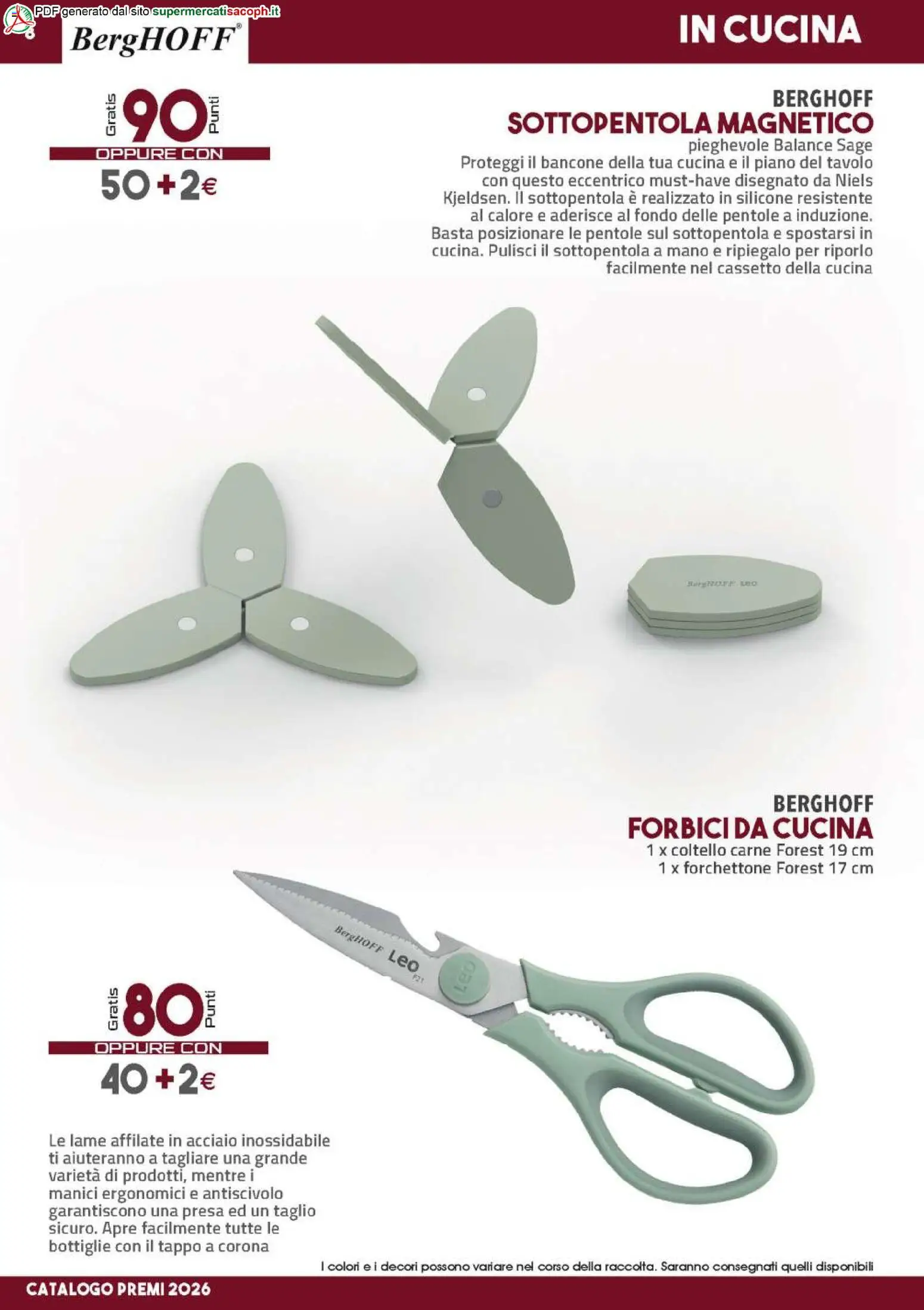 Volantino Sacoph del 30/06/2026 | Pagina: 8 | Prodotti: Silicone, Sottopentola, Tavolo, Presa