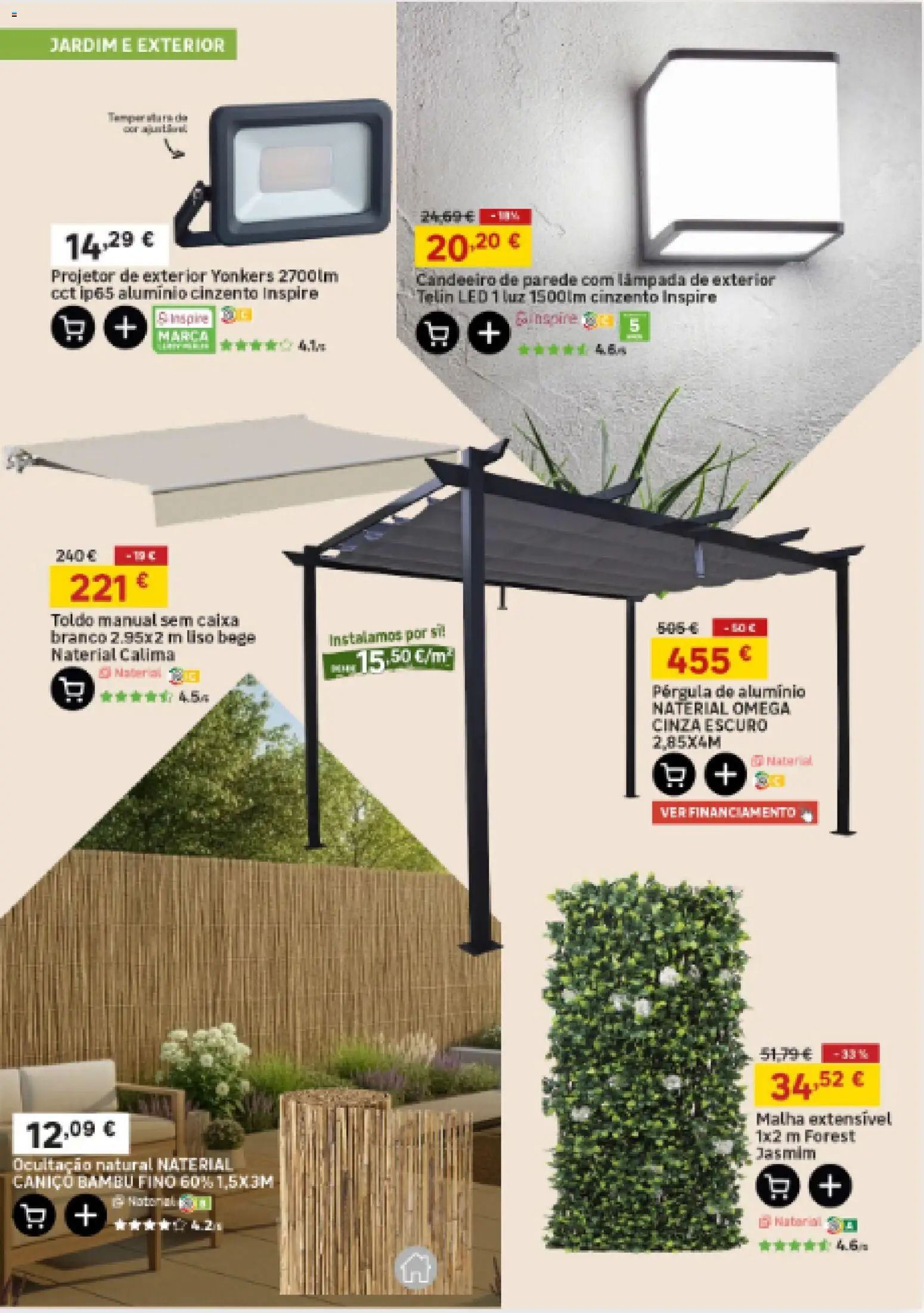Leroy Merlin Arquipélago da Madeira │ válido de 30.04.2026 | Página: 9 | Produtos: Candeeiro, Projetor, Caixa