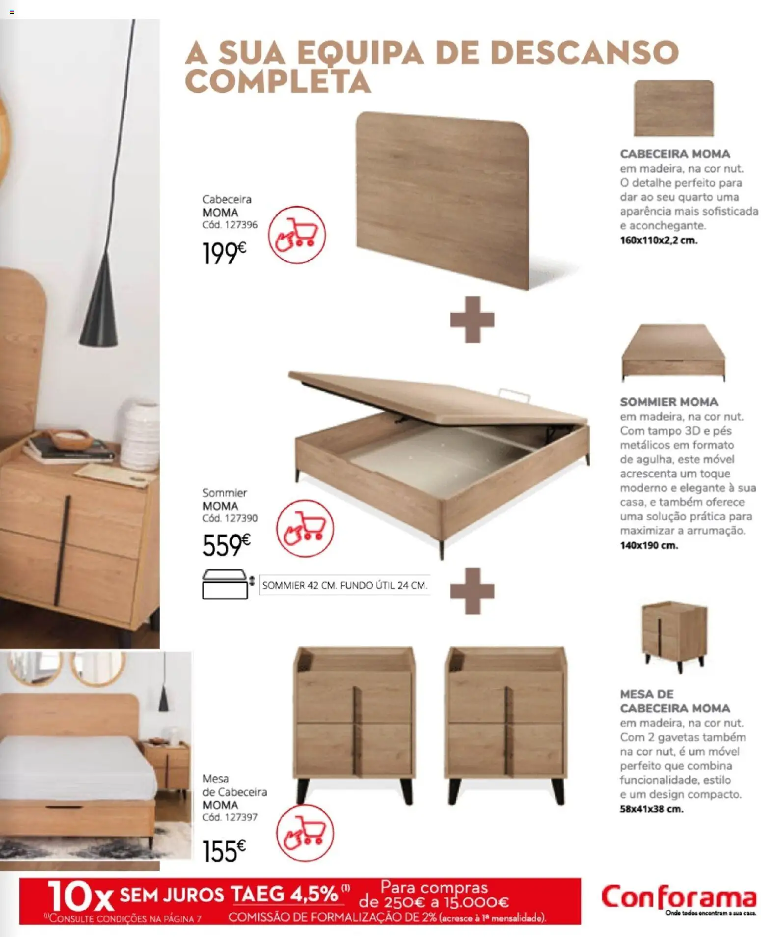 Conforama Camitis │ válido de 06/08/2026 | Página: 85 | Produtos: Mesa de cabeceira, Mesa