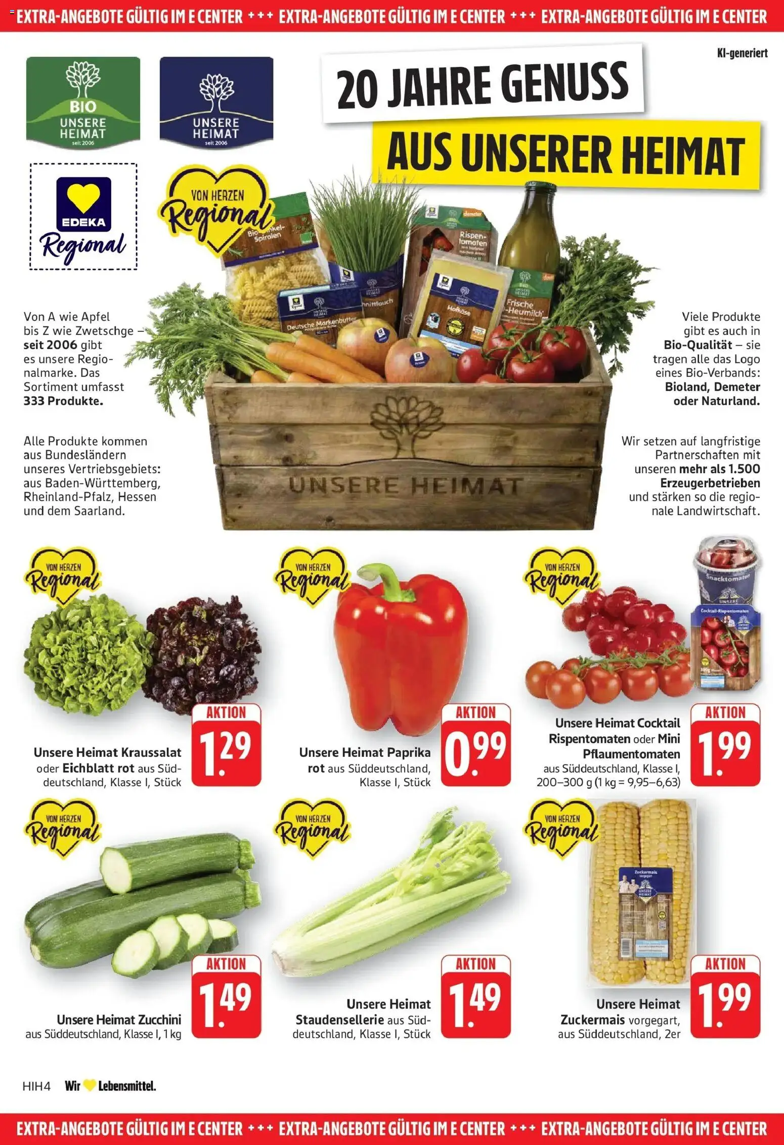 Edeka Prospekt Göppingen (ab 17.08.2026) » Angebote Online | Seite: 24 | Produkte: Äpfel, Tomaten, Paprika, Zucchini