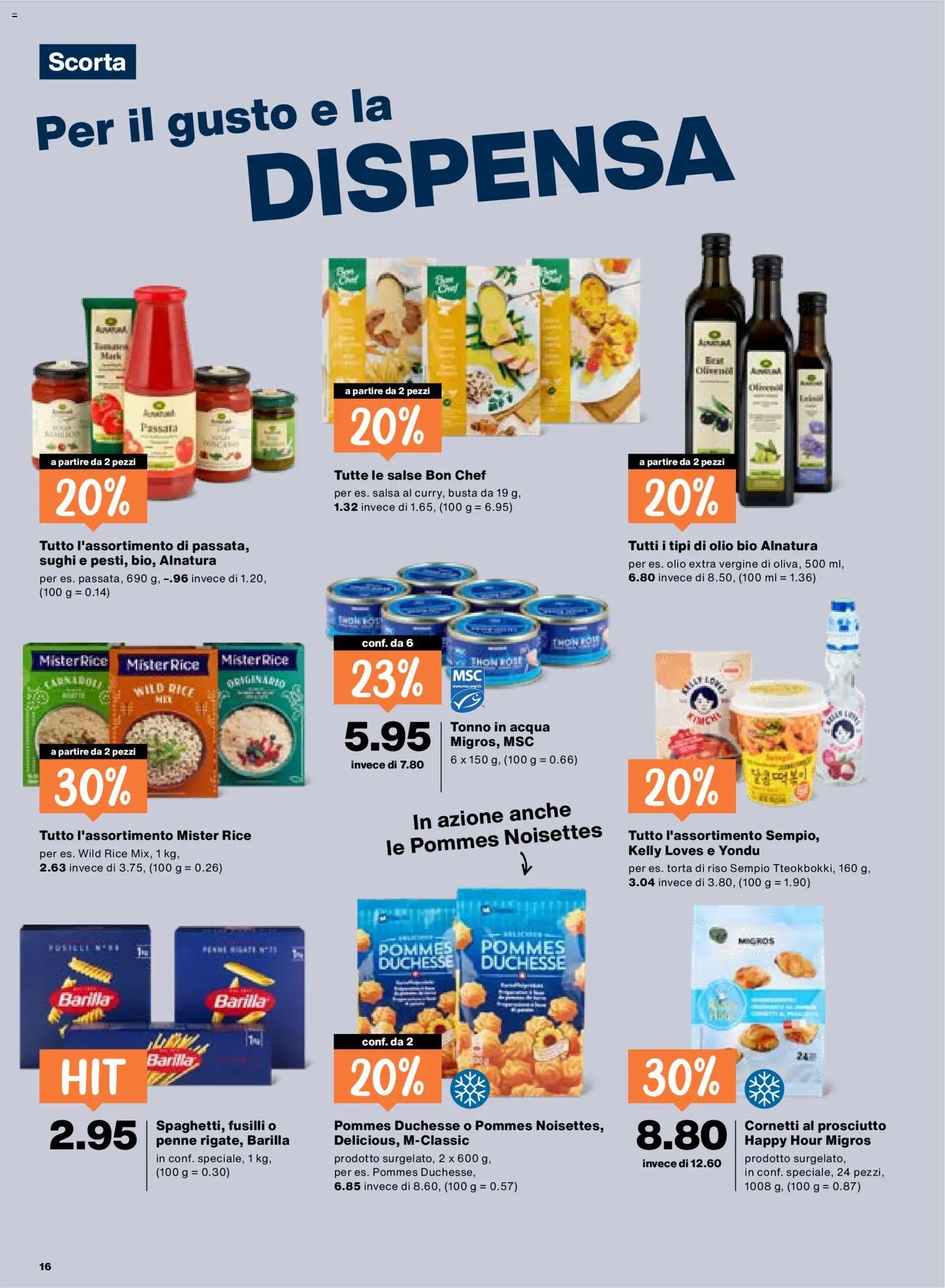 Migros aktionen IT – gültig ab 22.10.2026 | Seite: 16 | Produkte: Barilla, Pasta