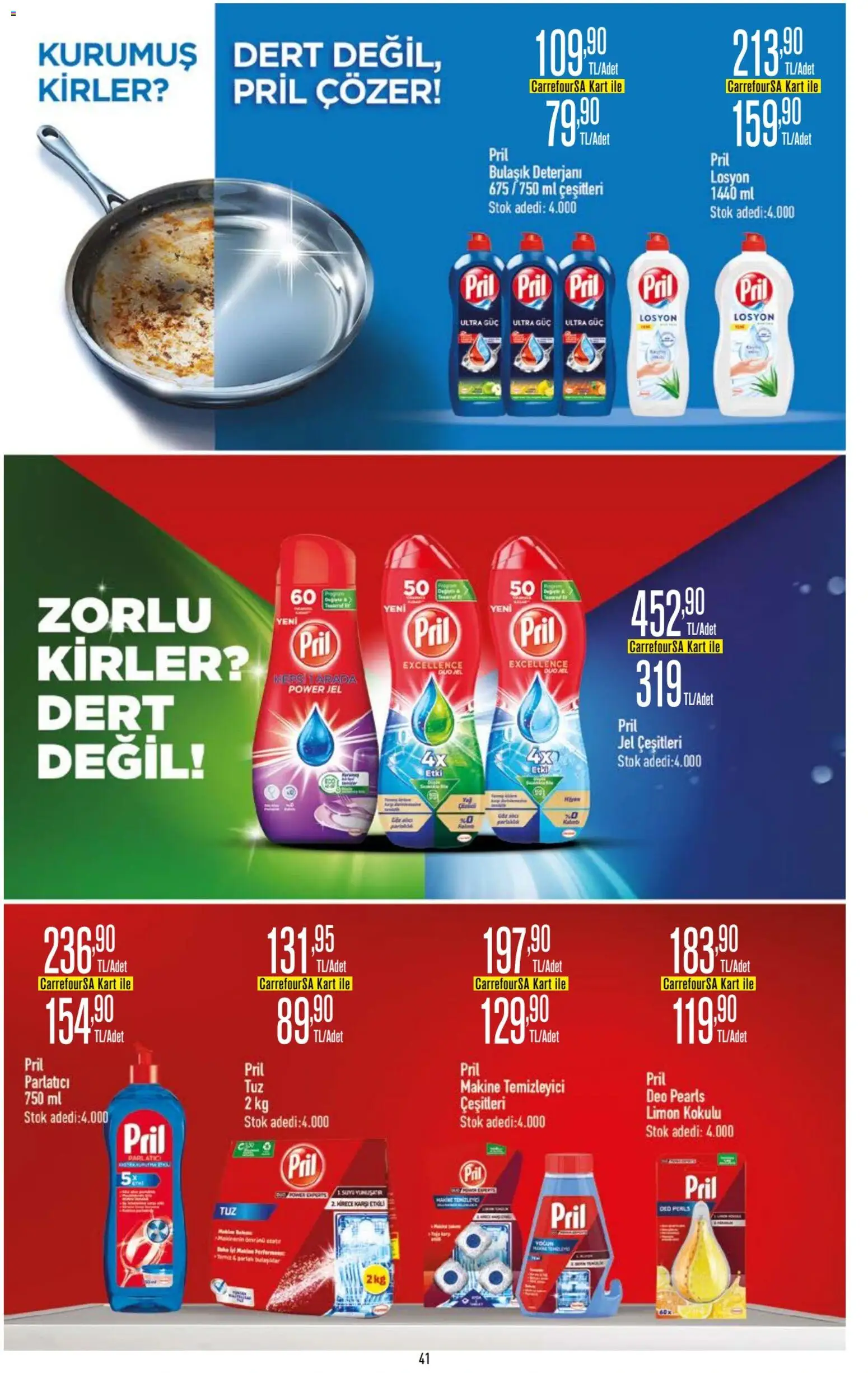 CarrefourSA Katalog - 06 Ağustos 2026 tarihinden itibaren geçerlidir | Sayfa: 41 | Ürünler: Bulaşık deterjanı, Parlatıcı, Limon