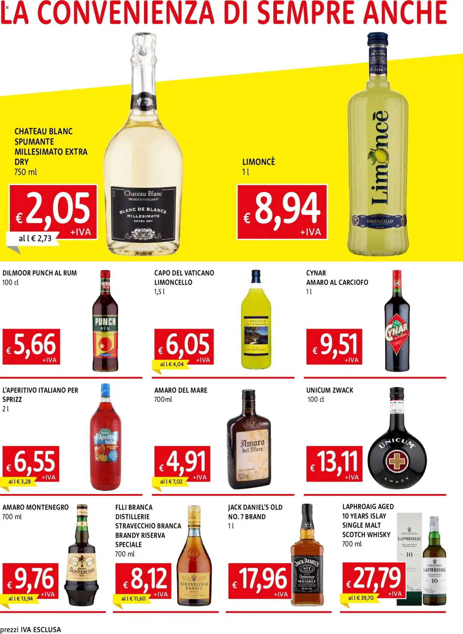 Volantino Famila del 04.06.2026 | Pagina: 6 | Prodotti: Whisky, Rum, Spumante, Amaro