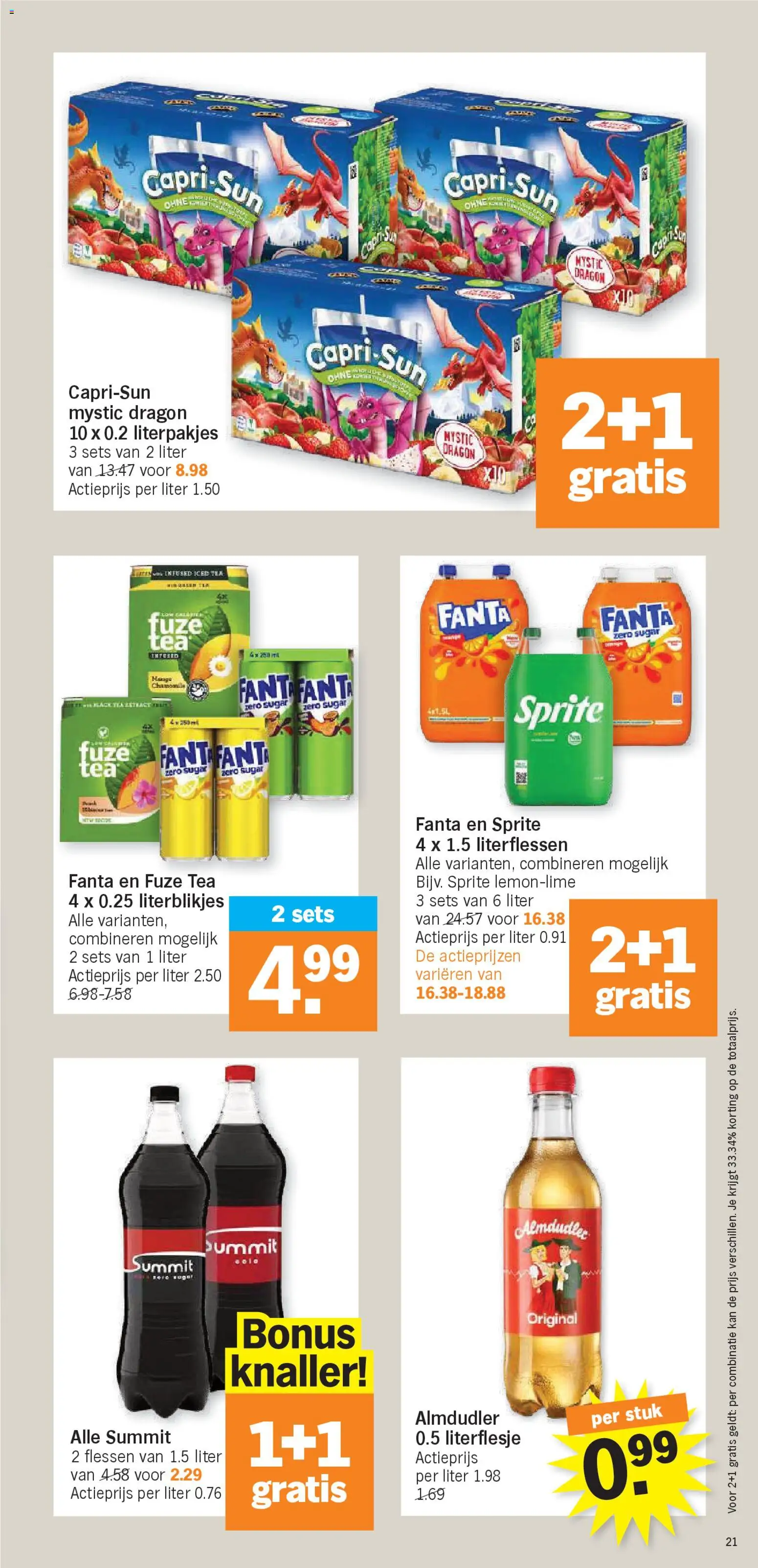{H1} | Pagina: 21 | Producten: Fanta, Sprite, Kan