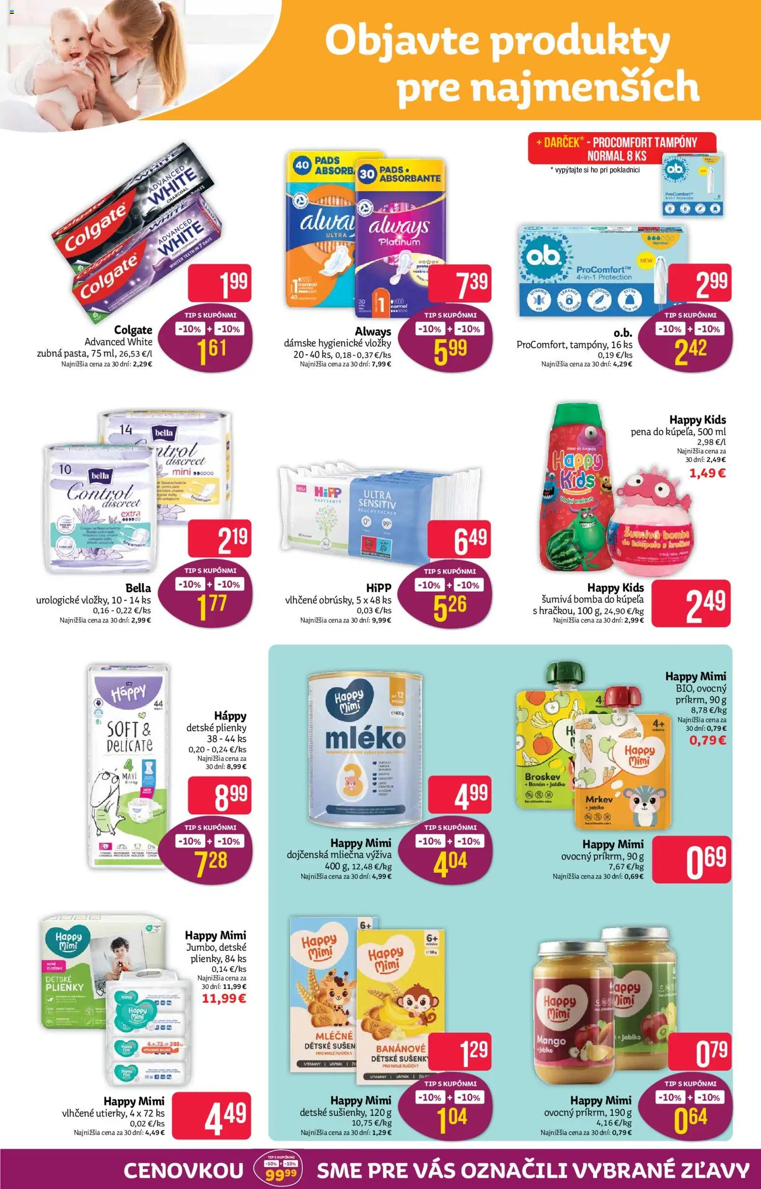 Nové Teta drogerie akcie – leták je platný od 28.09.2026 | Strana: 10 | Produkty: Detské plienky, Mango, Plienky, Pena
