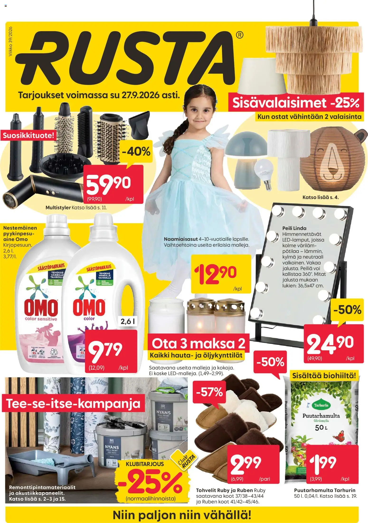 Rusta tarjoukset – voimassa 21/09/2026 alkaen | Sivu: 1