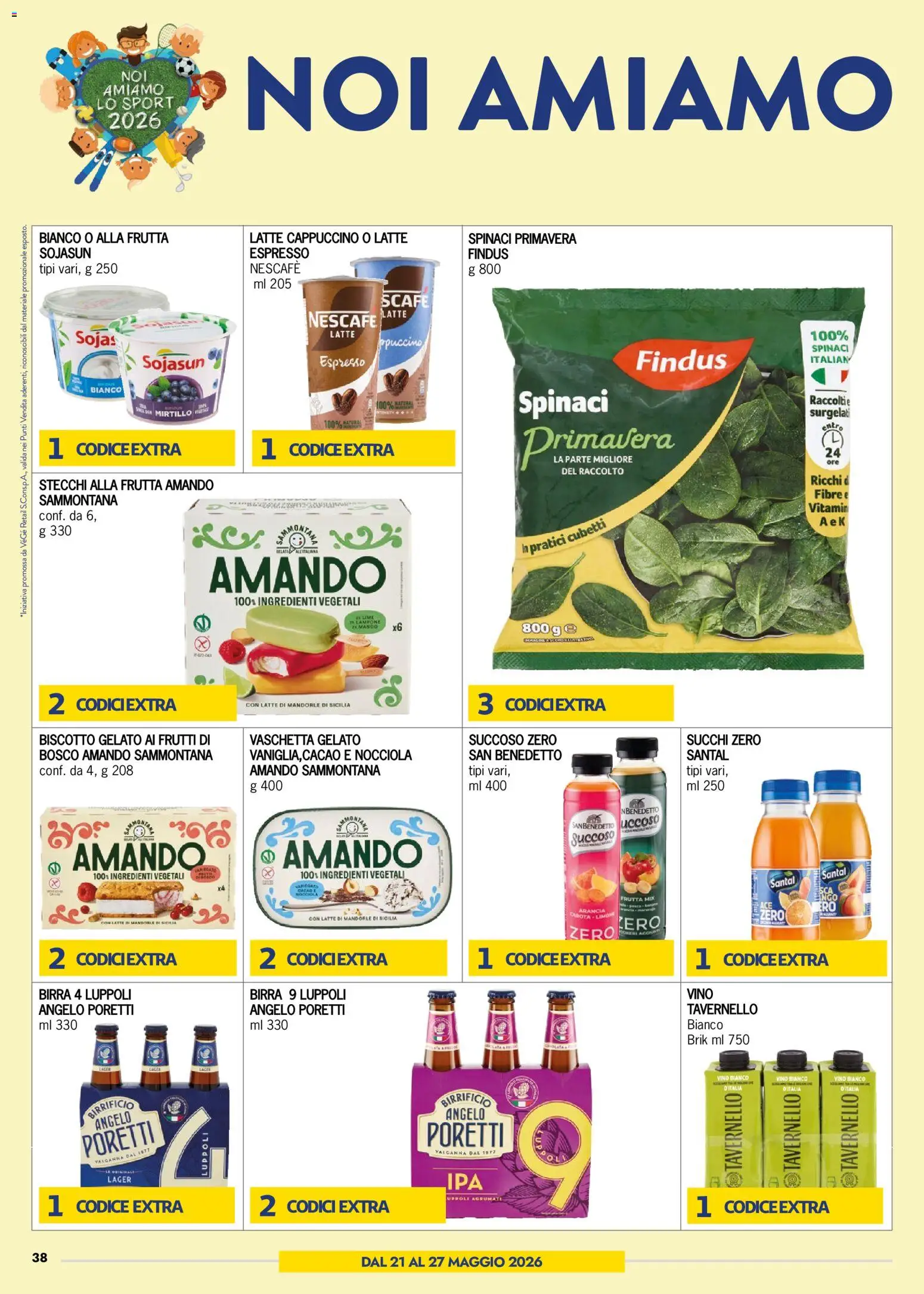 Volantino bennet del 21.05.2026 | Pagina: 38 | Prodotti: Mango, Lampone, Arancia, Vino bianco