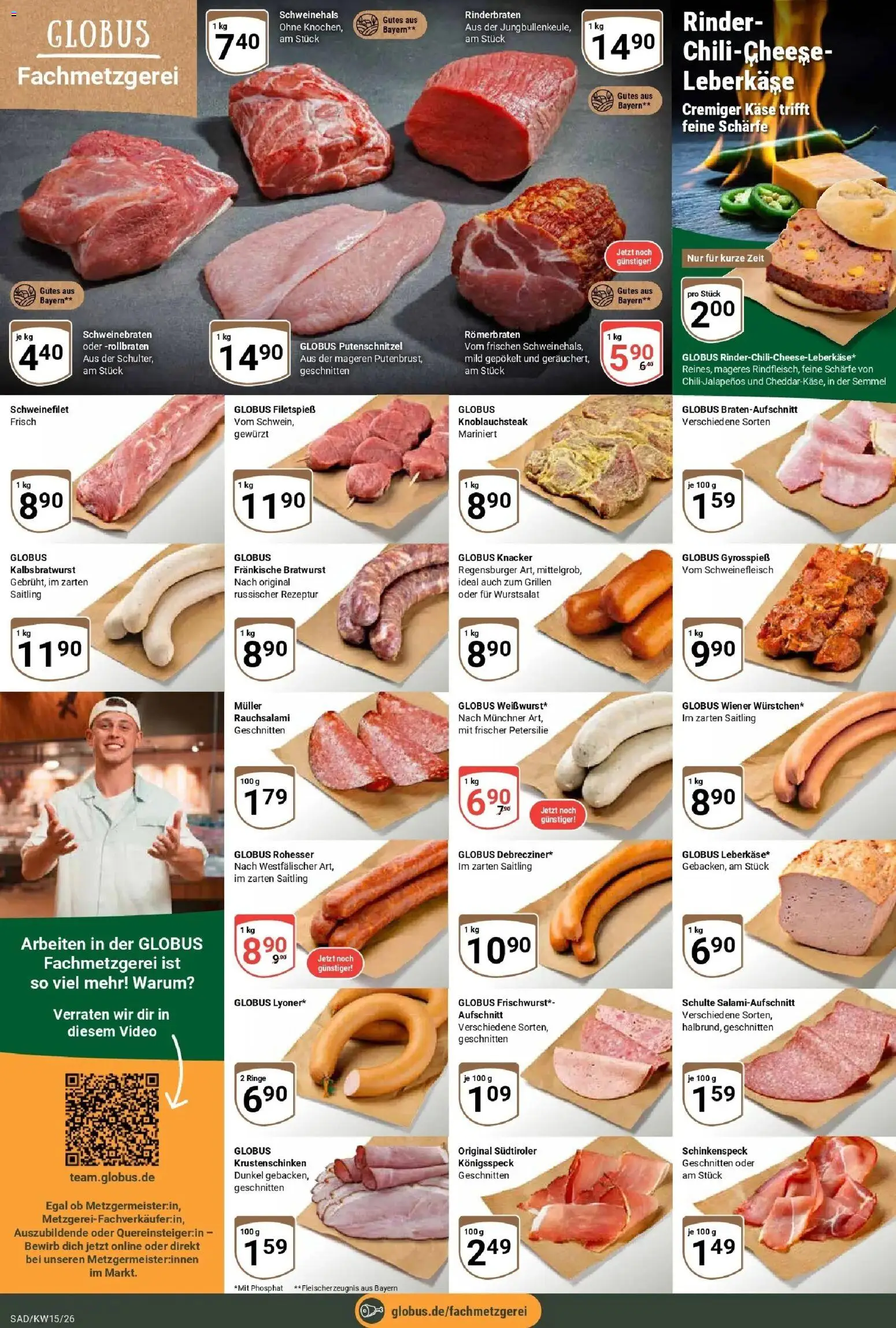 Globus prospekt Schwandorf	 – gültig ab 07.04.2026 | Seite: 6 | Produkte: Käse, Schweinefilet, Putenschnitzel, Petersilie