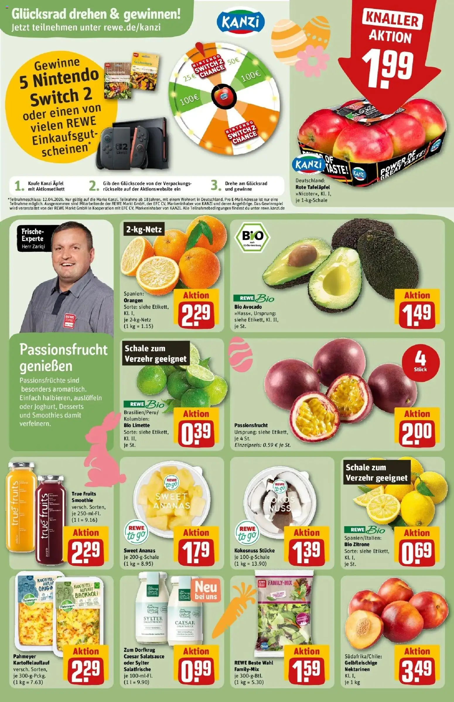 Rewe Prospekt Zülpich	 – gültig ab 23.03.2026 | Seite: 8 | Produkte: Nektarinen, Dressing, Zitrone, Limette