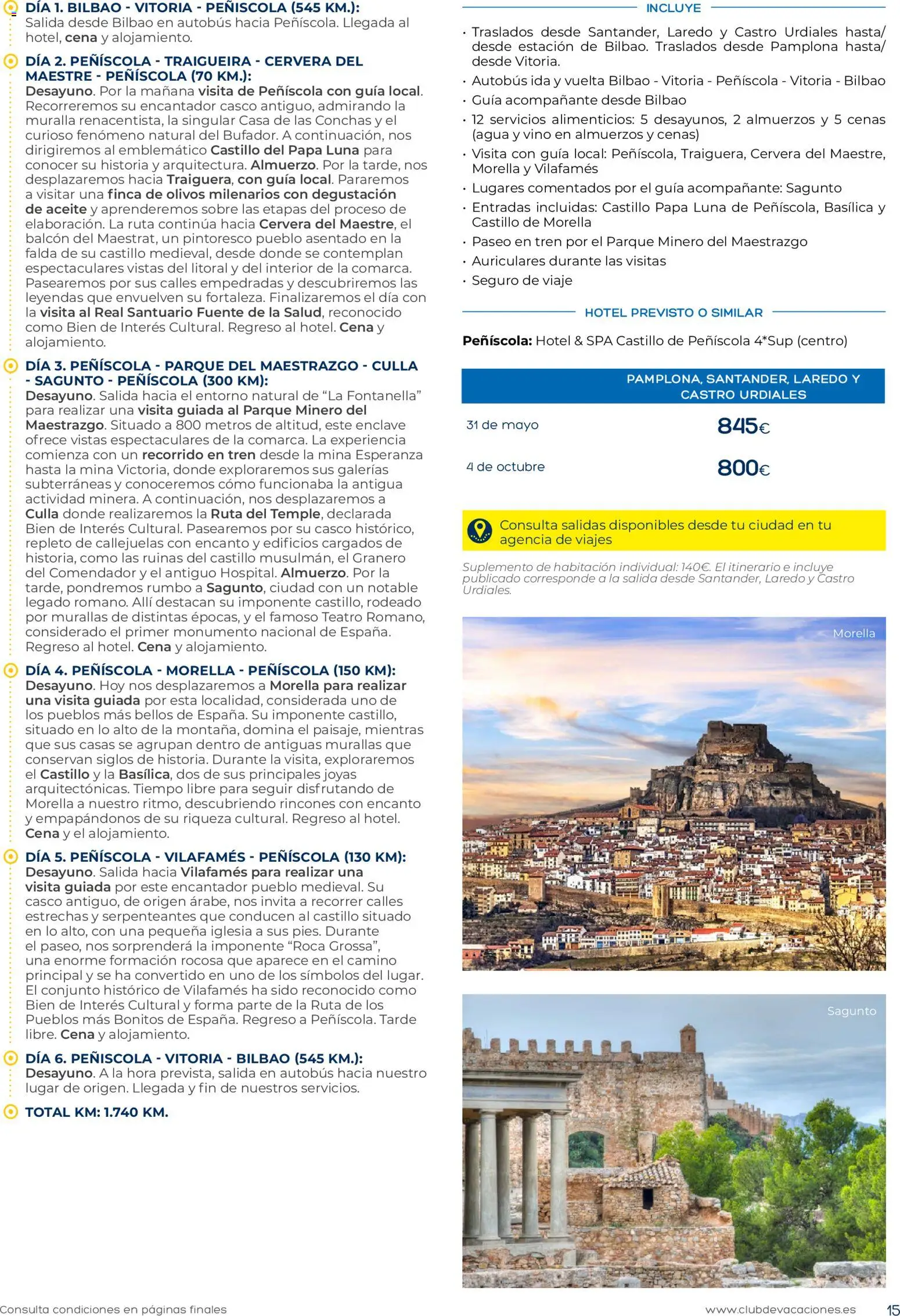 Viajes El Corte Inglés Zona Norte │ válido desde el 01.01.2026 | Página: 15 | Productos: Aceite, Vino, Auriculares