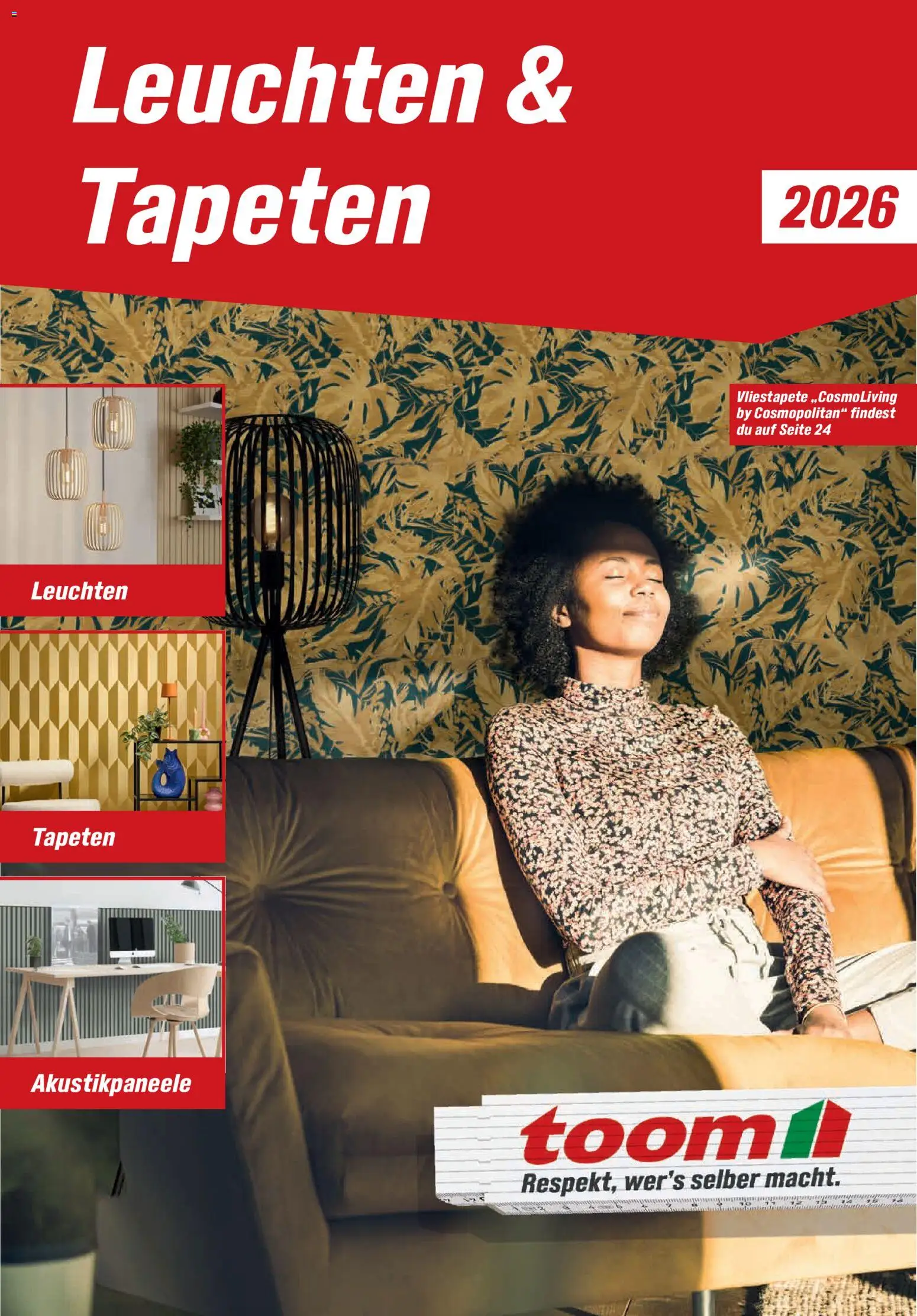 Toom Baumarkt Leuchten & Tapeten 2026 – gültig ab 01.01.2026 | Seite: 1