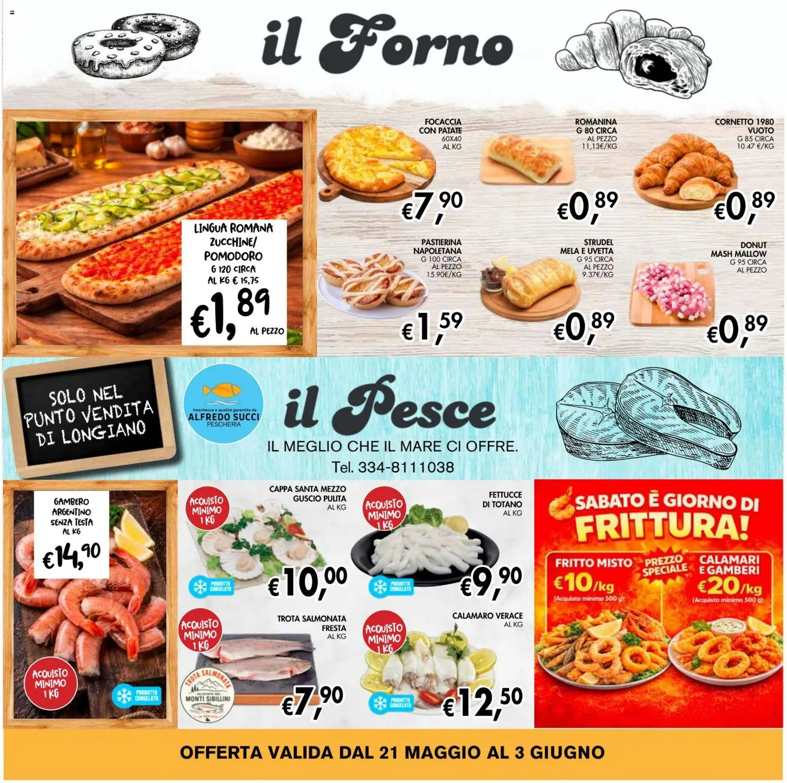 Volantino Coal del 21.05.2026 | Pagina: 8 | Prodotti: Pesce, Calamari, Forno, Il forno