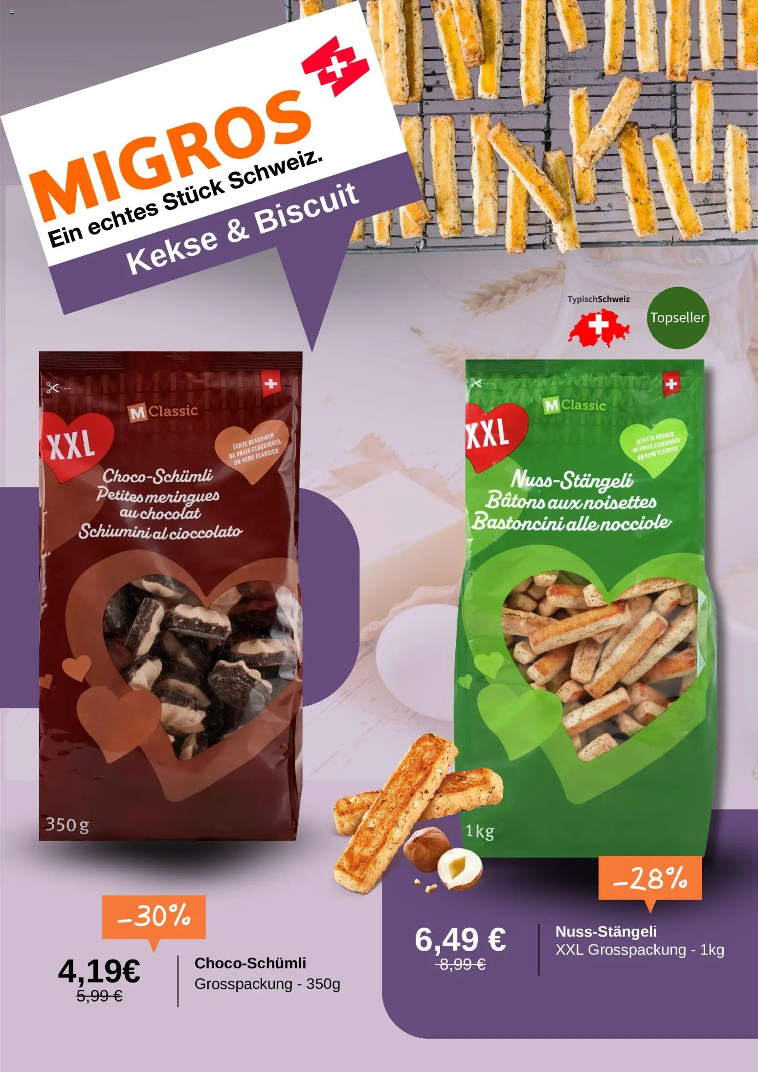 Migros Prospekt – gültig ab 30.06.2026 | Seite: 4 | Produkte: Kekse
