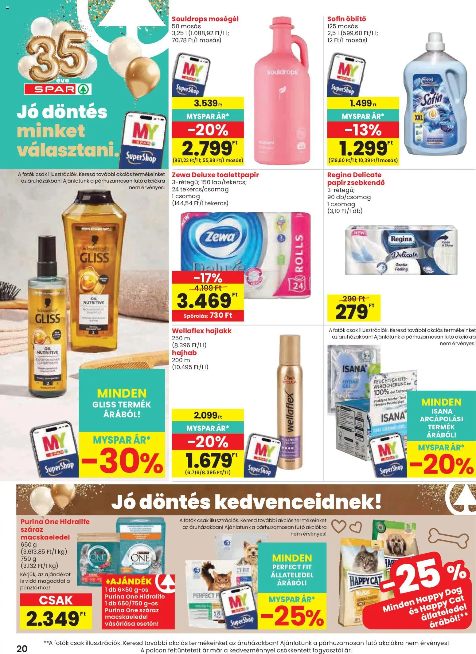 Spar akciós ujság - amely érvényes a következő dátumtól: 2026.10.08. | Oldal: 20