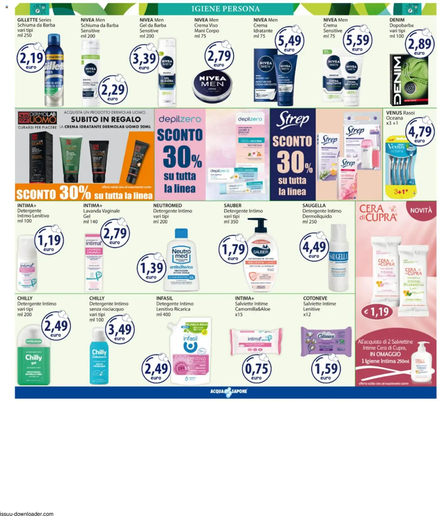 Volantino Acqua e Sapone del 27/07/2026 | Pagina: 12 | Prodotti: Dopobarba, Sapone, Detergente, Lavanda