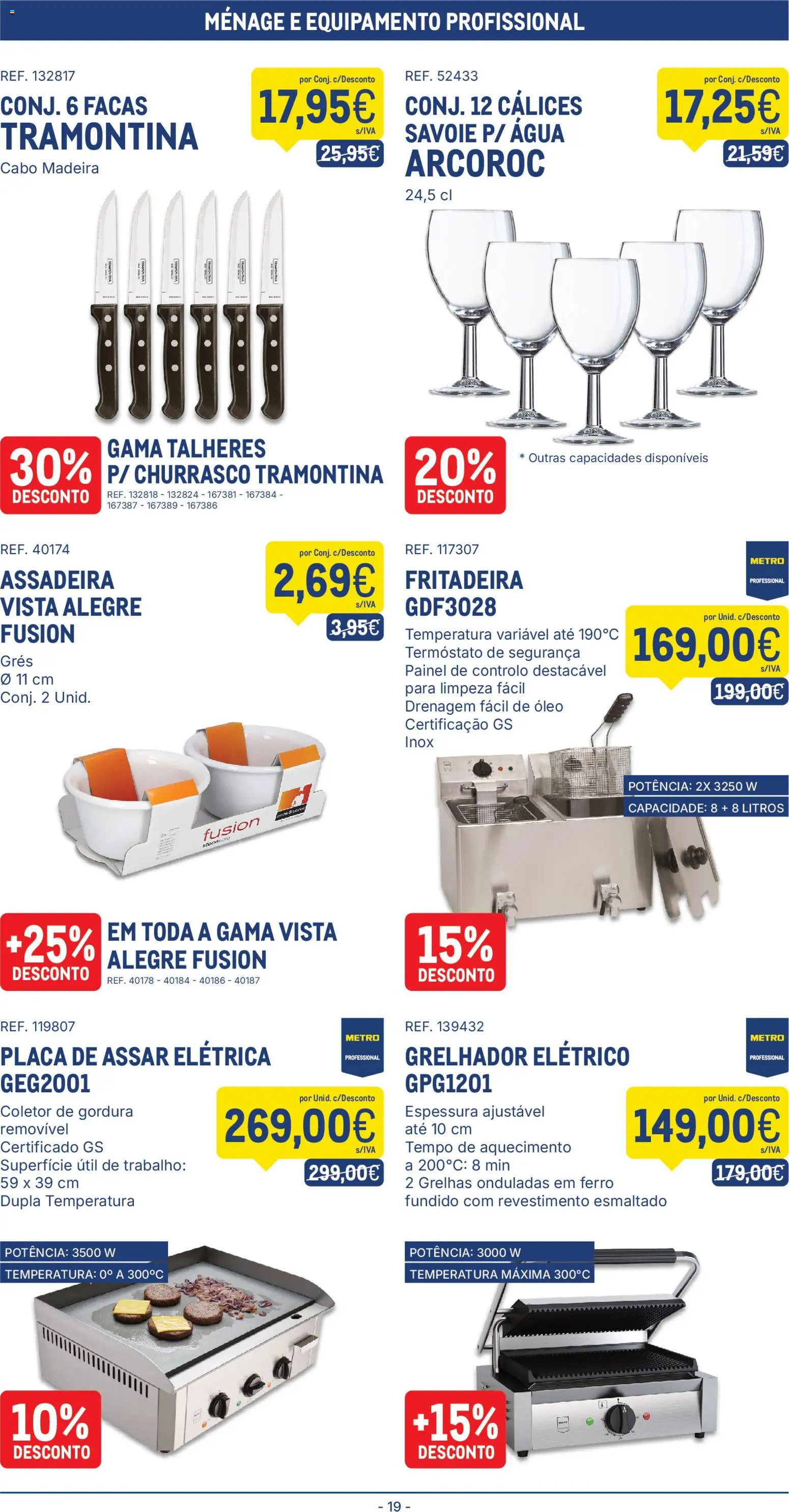 Makro folheto │ válido de 15/09/2026 | Página: 19 | Produtos: Ferro, Talheres, Facas, Óleo