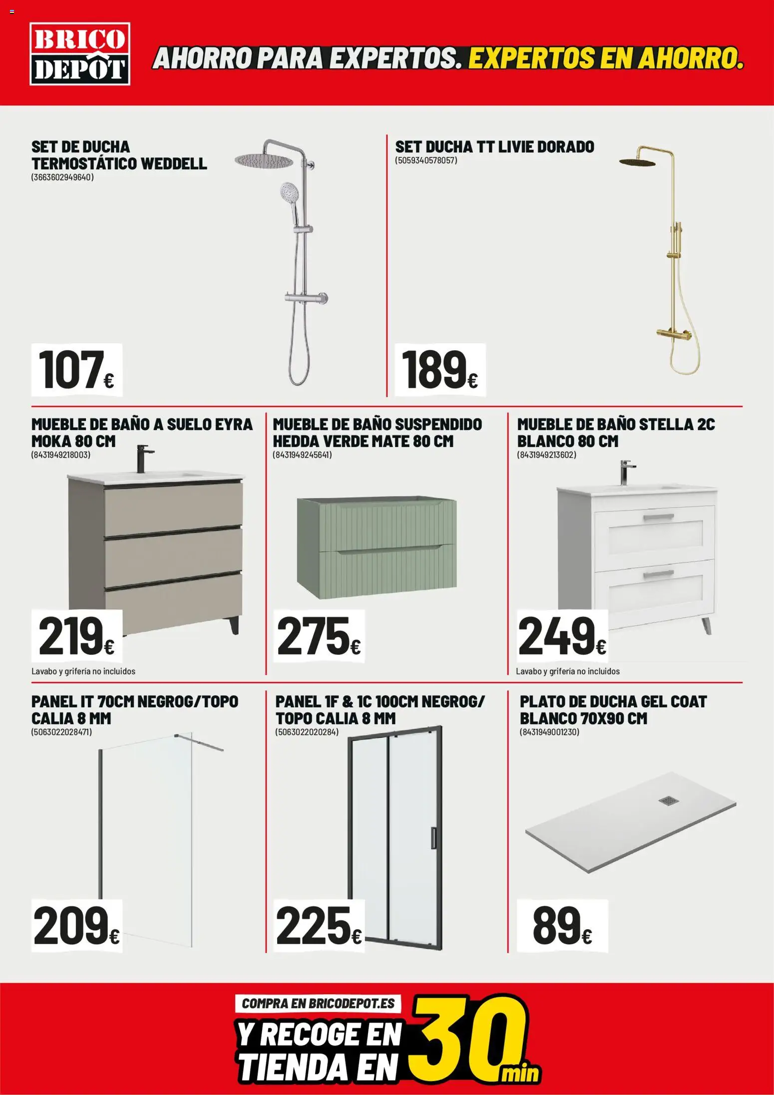Brico Depôt folleto │ válido desde el 26/06/2026 | Página: 14 | Productos: Lavabo, Baño, Ducha