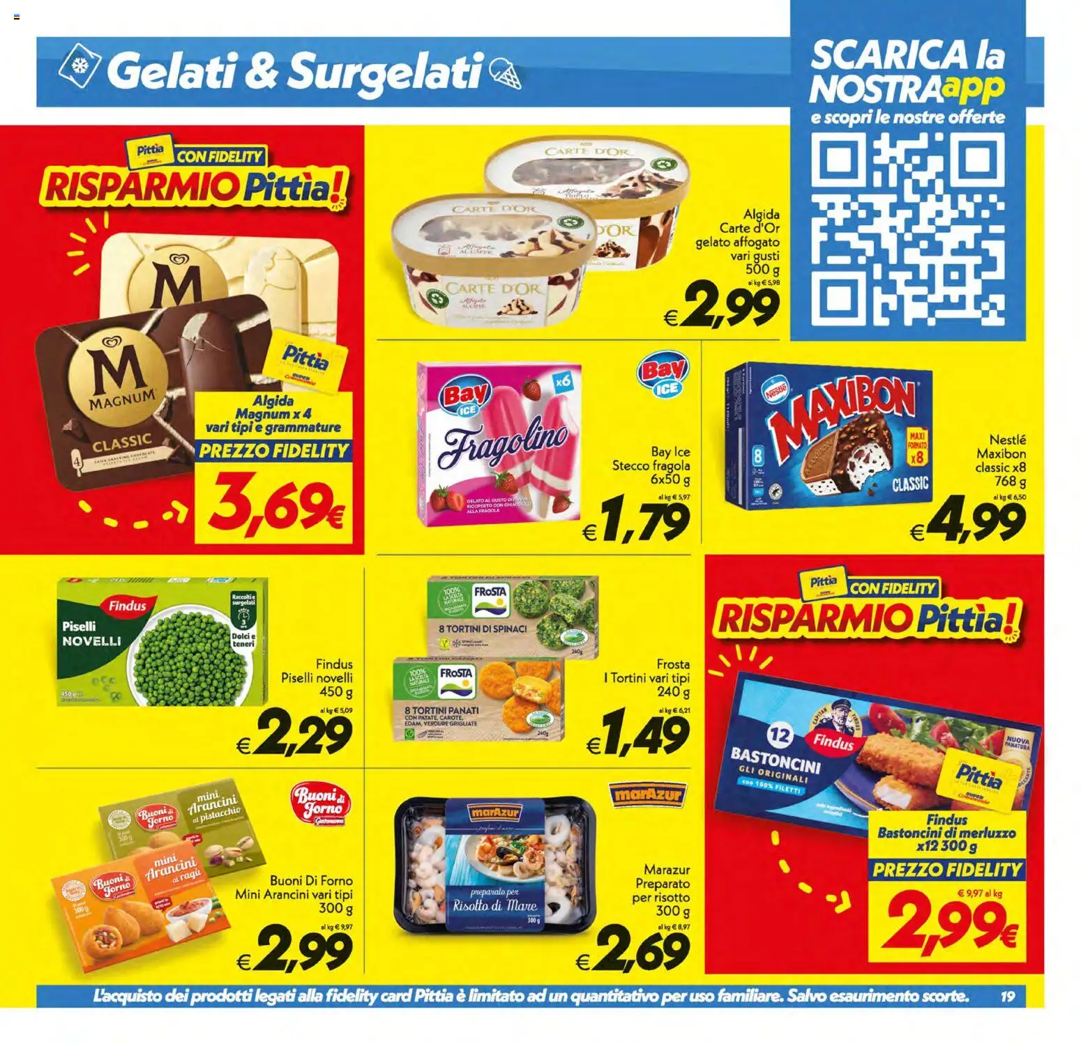 Volantino SuperConveniente del 11/09/2026 | Pagina: 19 | Prodotti: Pistacchio, Gelato, Piselli, Dolci