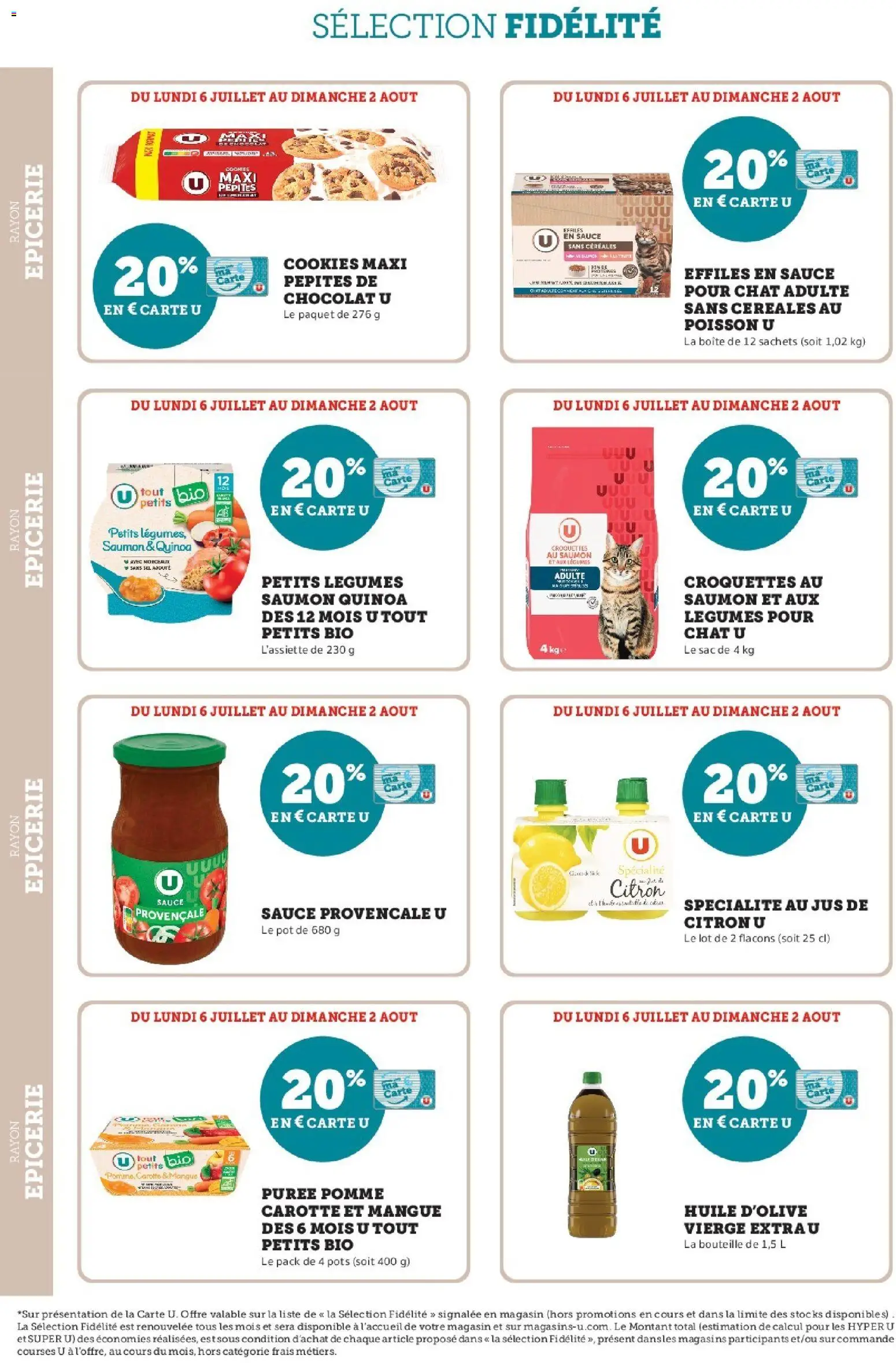 {H1} | Page: 20 | Produits: Huile D'olive, Cookies, Poisson, Saumon