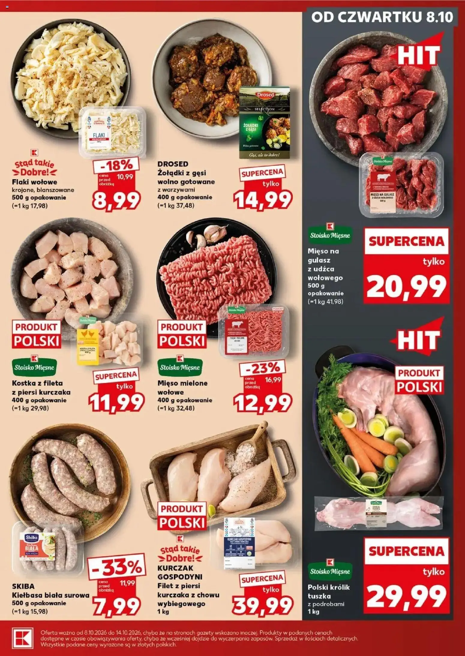 Kaufland gazetka - Mocny start od 12.10.2026 - od jutra PDF | Strona: 17 | Produkty: Kurczak, Gęś, Filet z piersi kurczaka, Gulasz