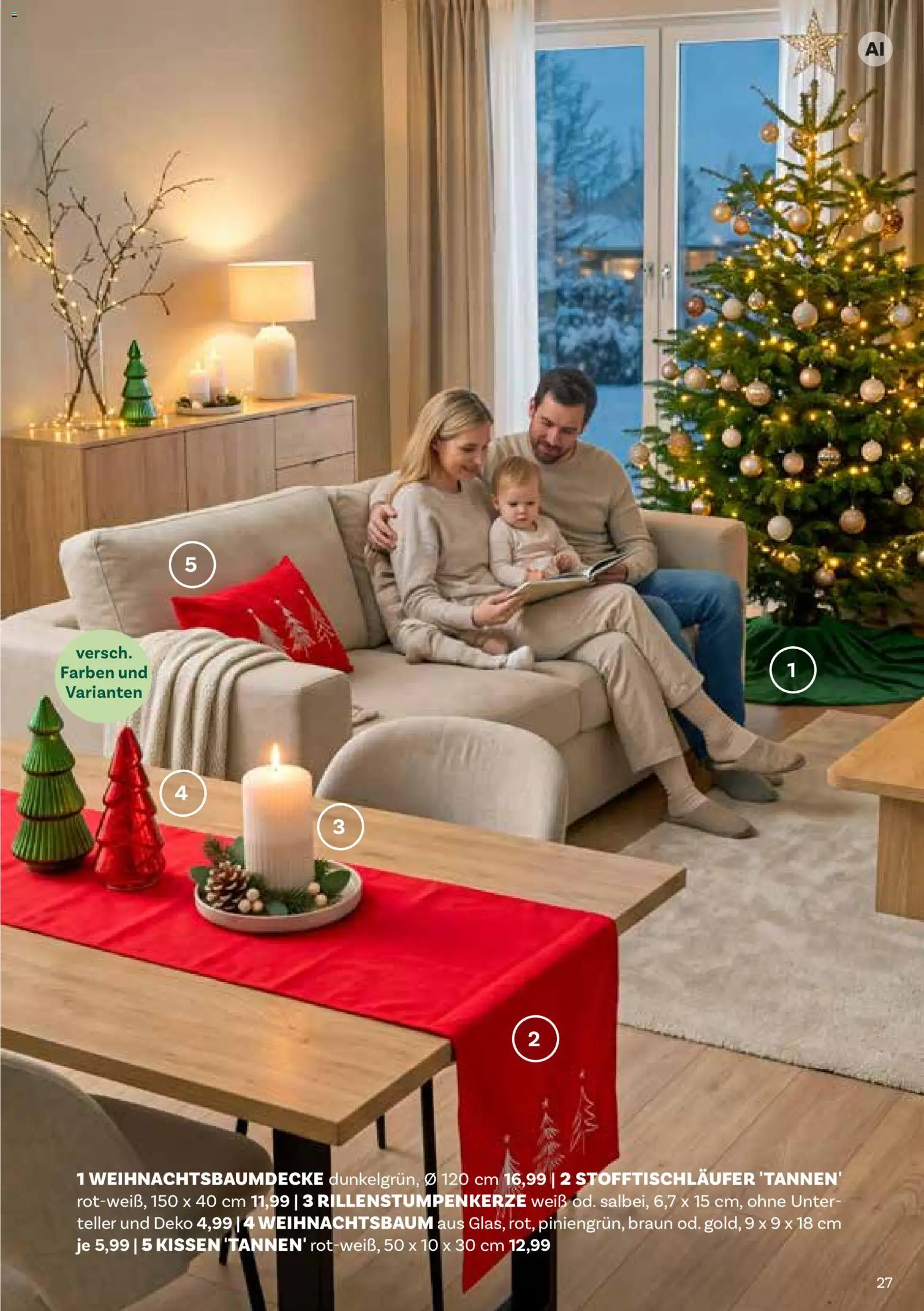 bellaflora Christmas gültig ab 06.10.2026 | Seite: 27 | Produkte: Kissen