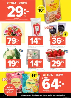 Coop X:-TRA erbjudanden - Förhandsvisning av reklamblad från butik Coop X:-TRA aktuell från 29/06/2026 | Sida: 2